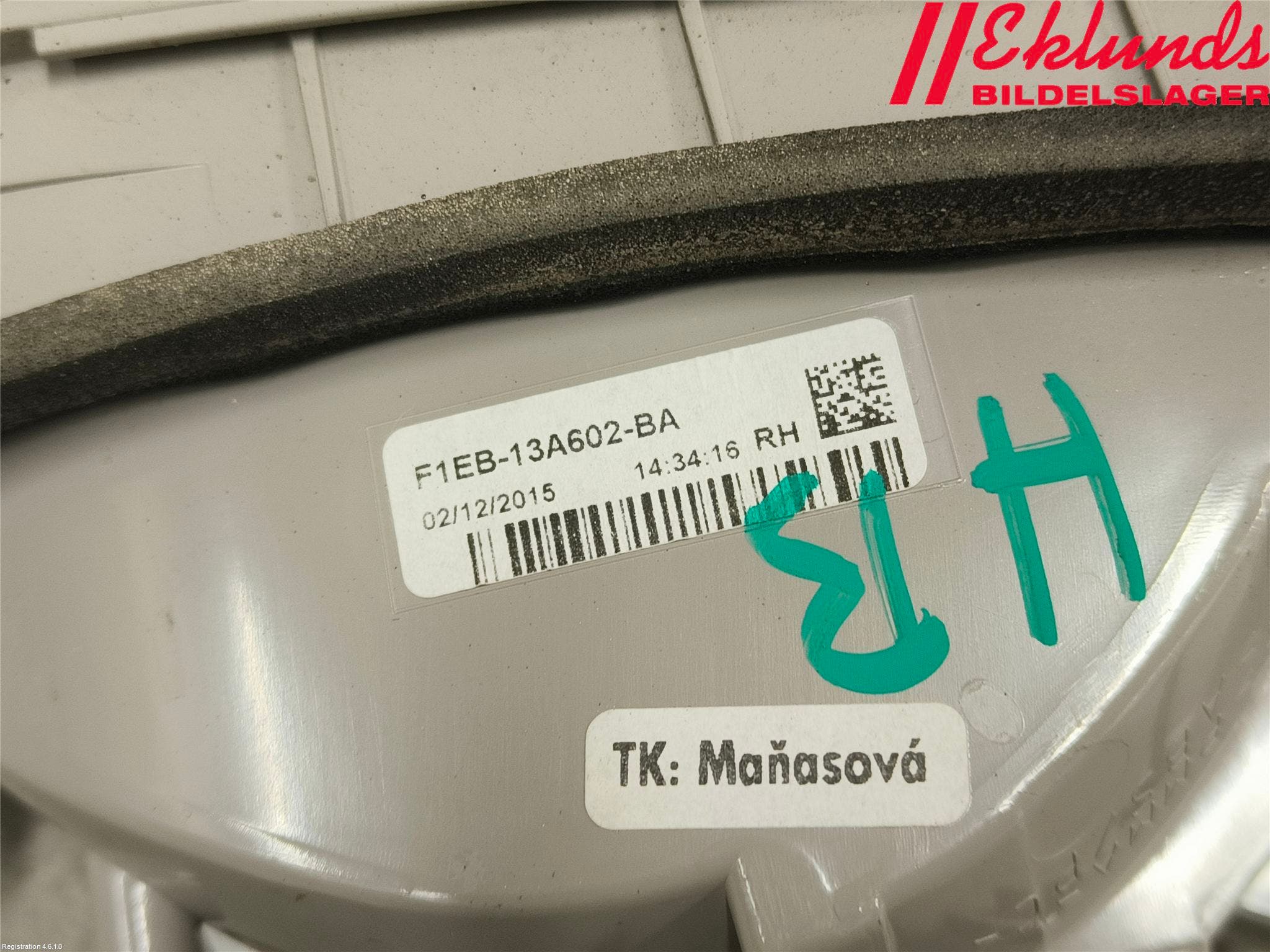 Ford FOCUS 15-18 Bakljus Lucka Hö