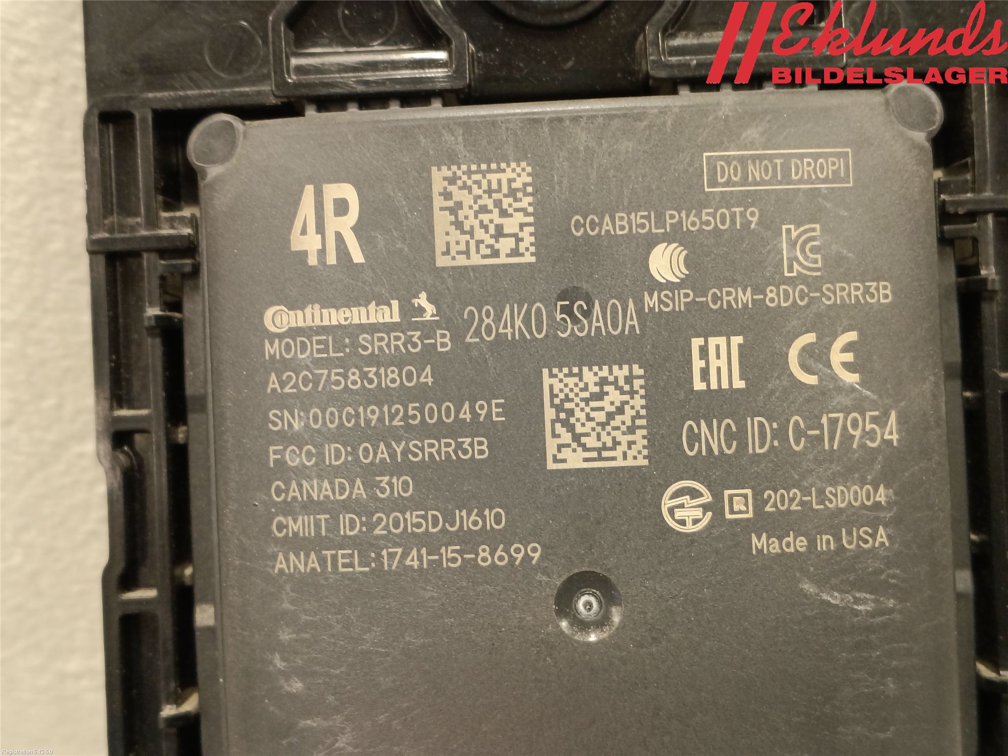Nissan LEAF 18- Sensor Aktivt Kollisionsskydd
