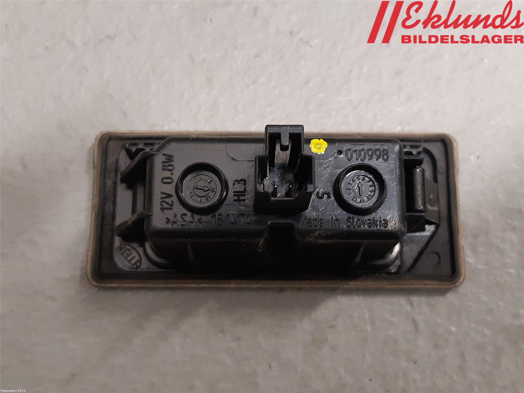 Audi A3/S3 8V 13-20 Skylt Belysning