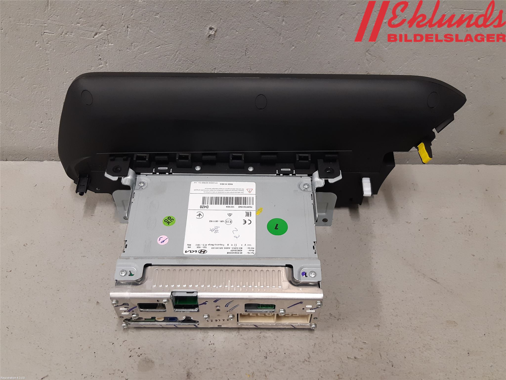 Hyundai i20 BC 21- Cd Radio - Multimediapanel