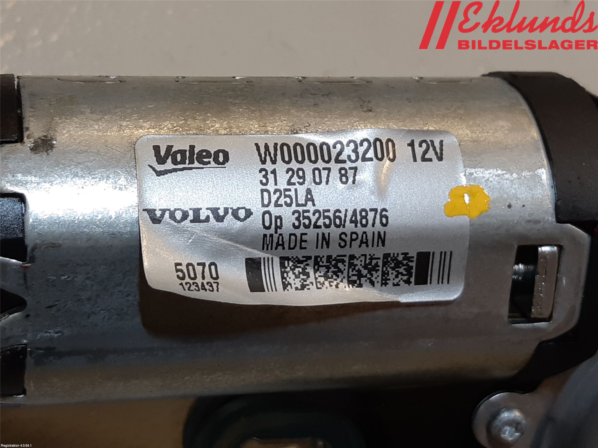 Volvo XC70 08-13 Torkarmotor Baklucka