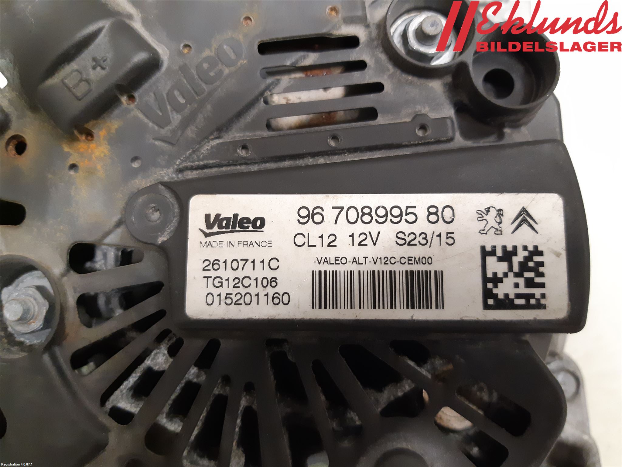 Peugeot 308 14-21 Generator