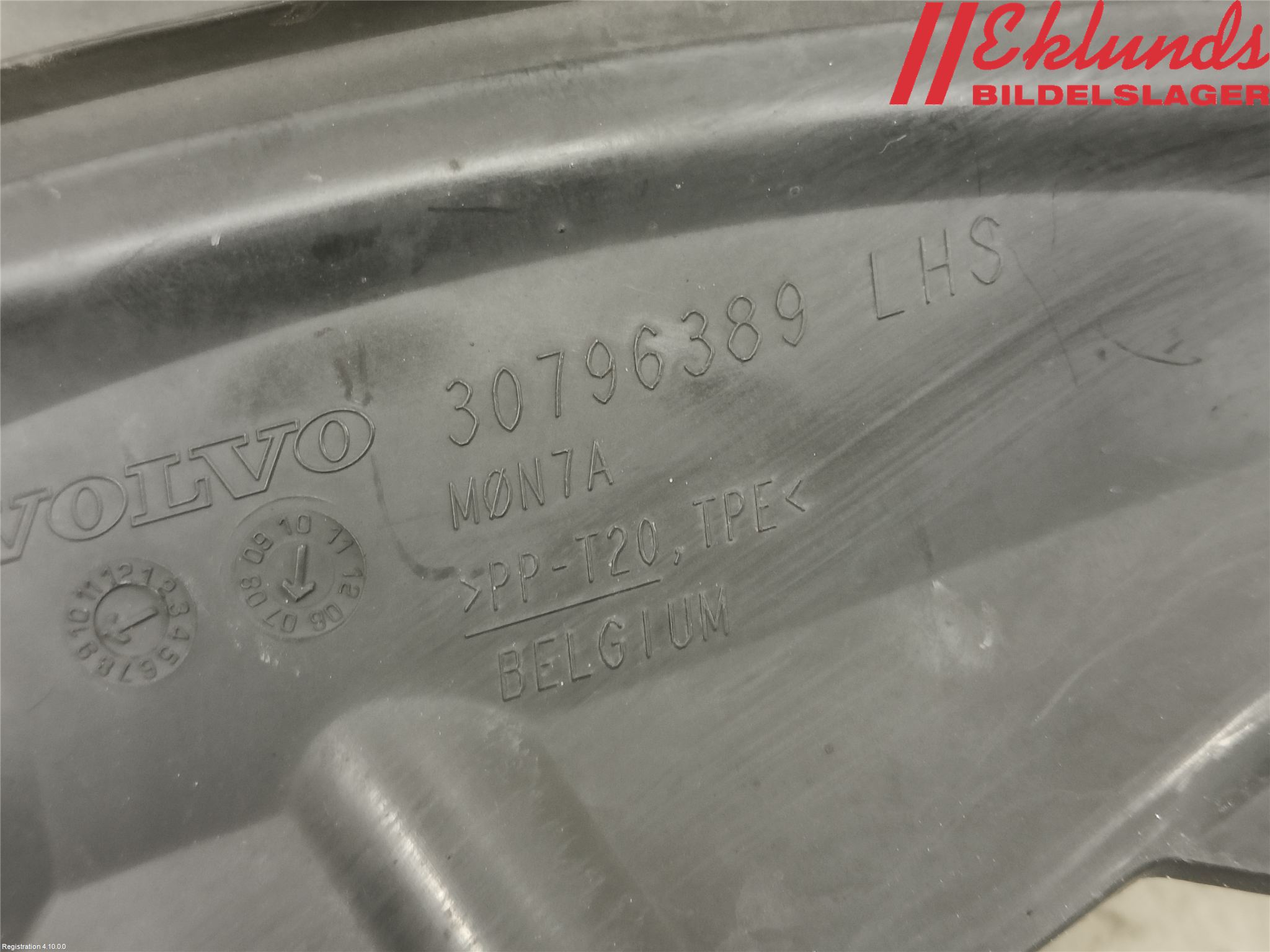 Volvo V70 08-13 Deflektor Plåt-Plast Kylning