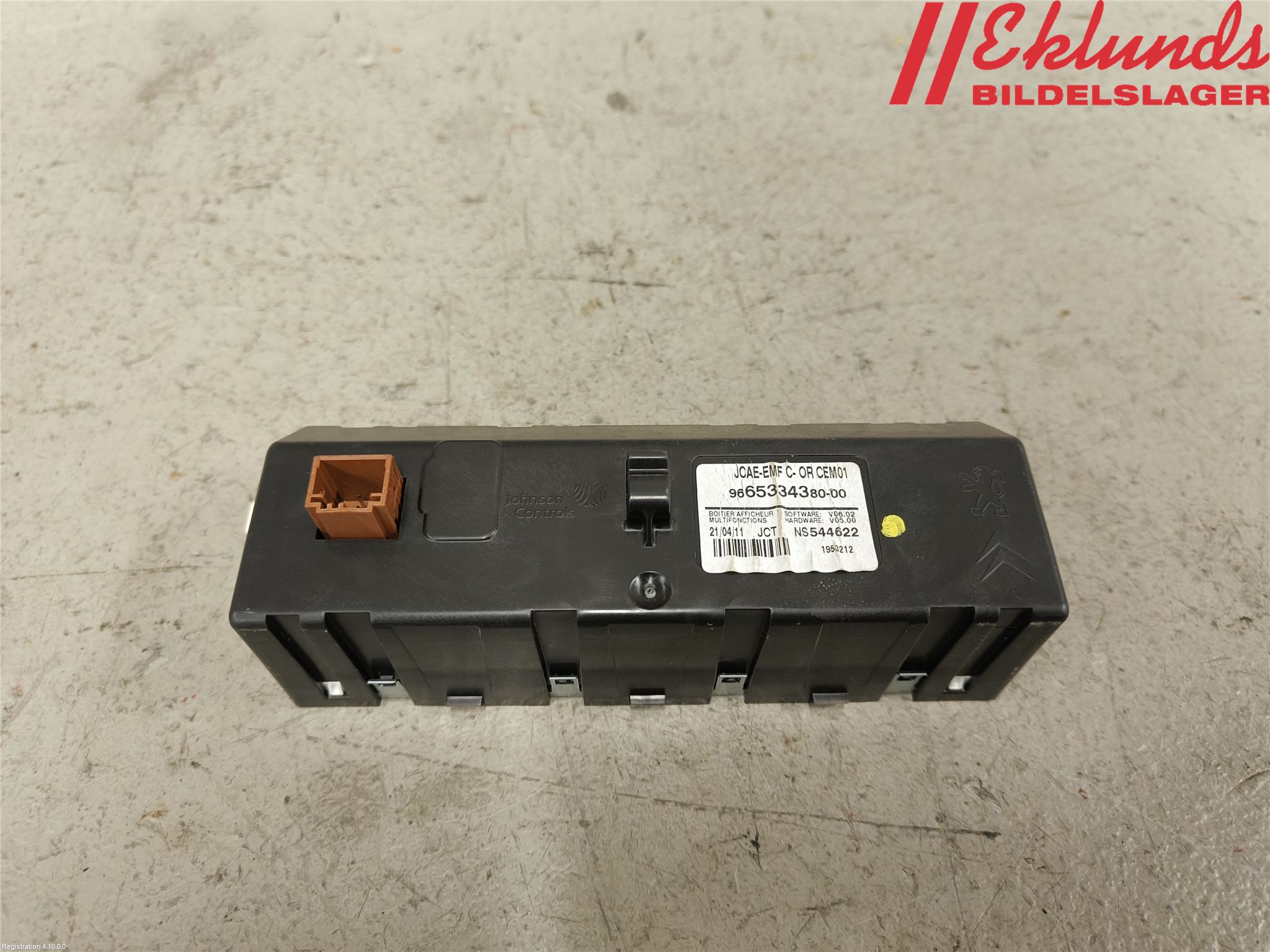 Citroen C4 II 11-18 Kontrolldisplay