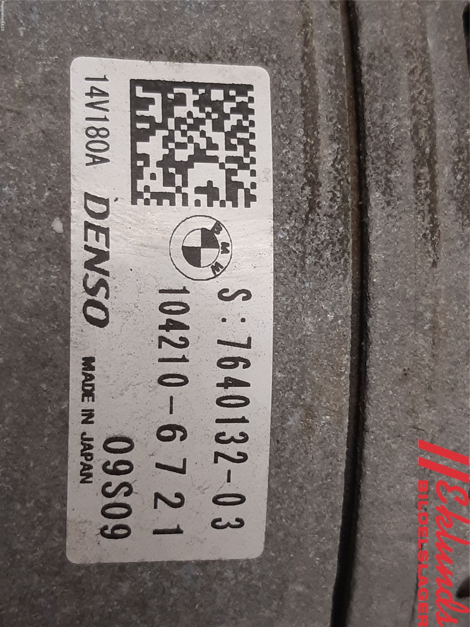 BMW 5 F10/F11/F18 09-17 Generator