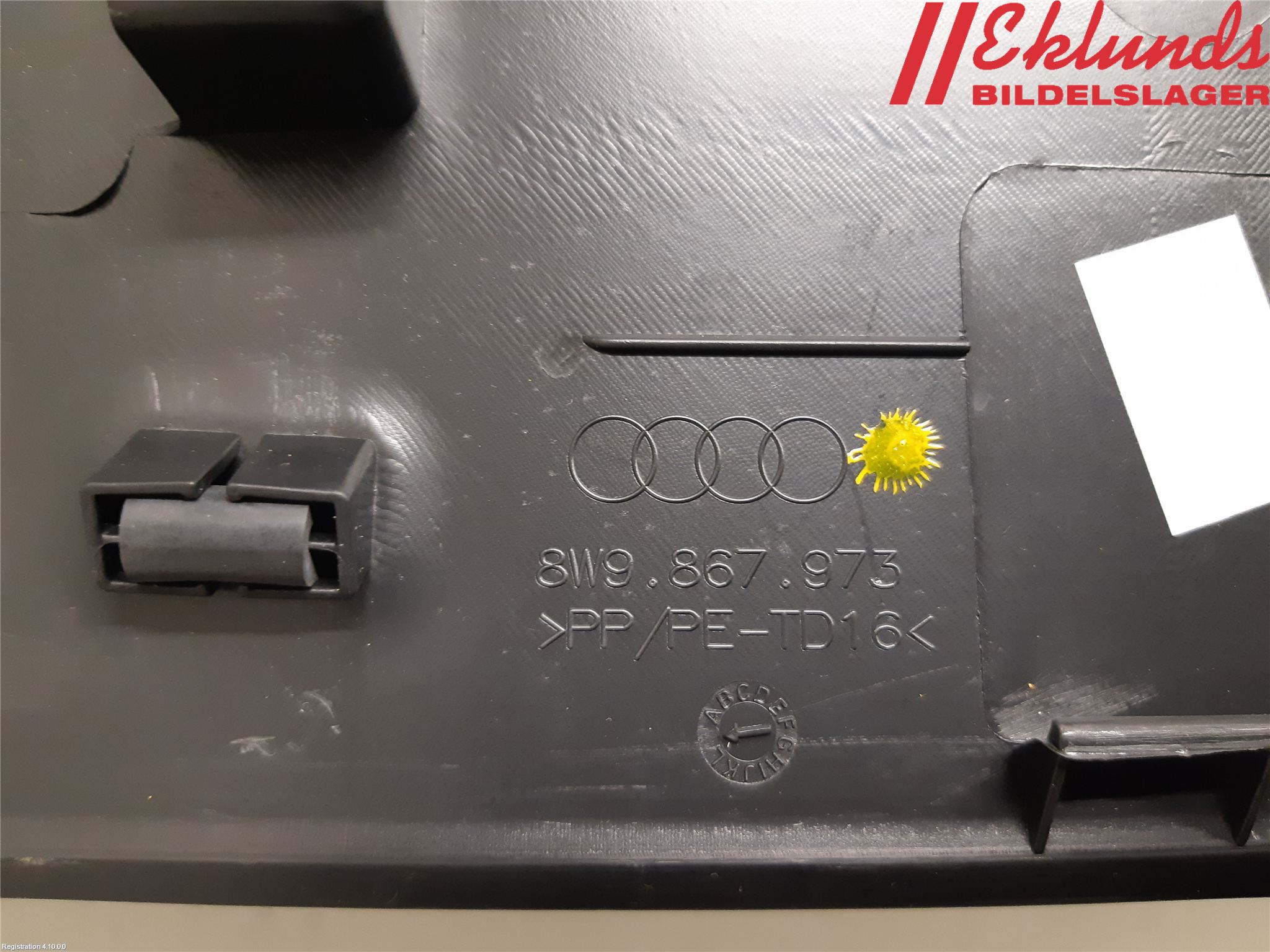 Audi A4/S4 B9 20- Inredning Bakluckeklädsel