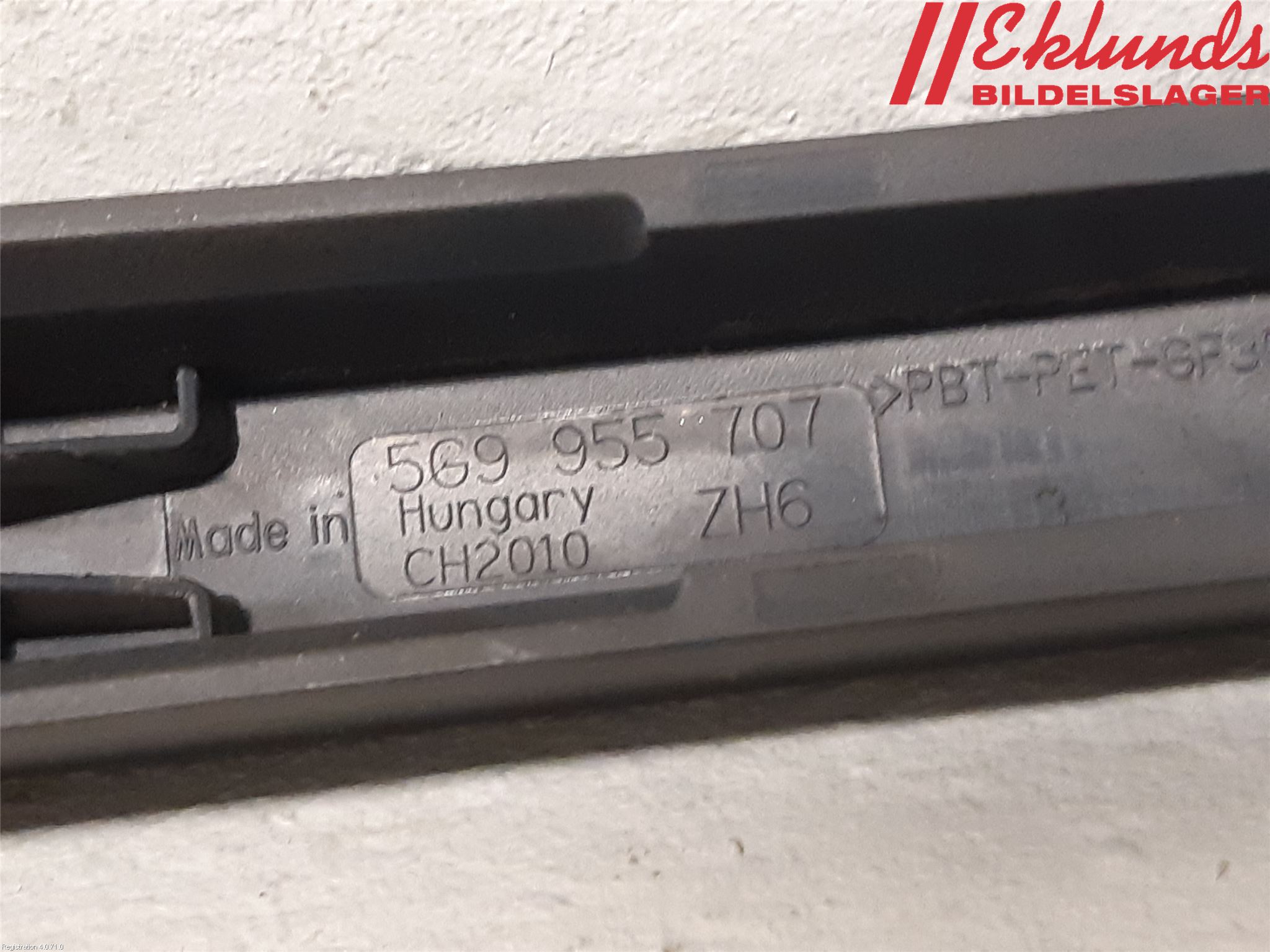 Skoda FABIA 15-21 Torkararm-Bakruta