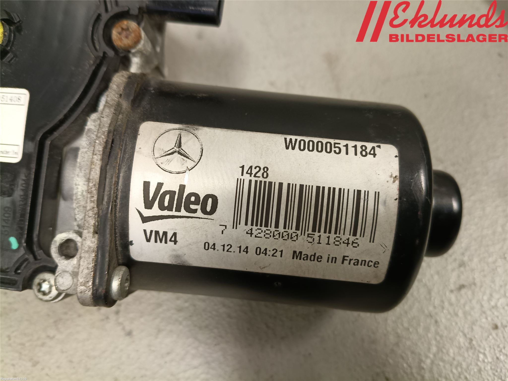 Mercedes-Benz MB VITO/V-KLASS (W640,W447,W448) 14- Torkarmotor Vindruta