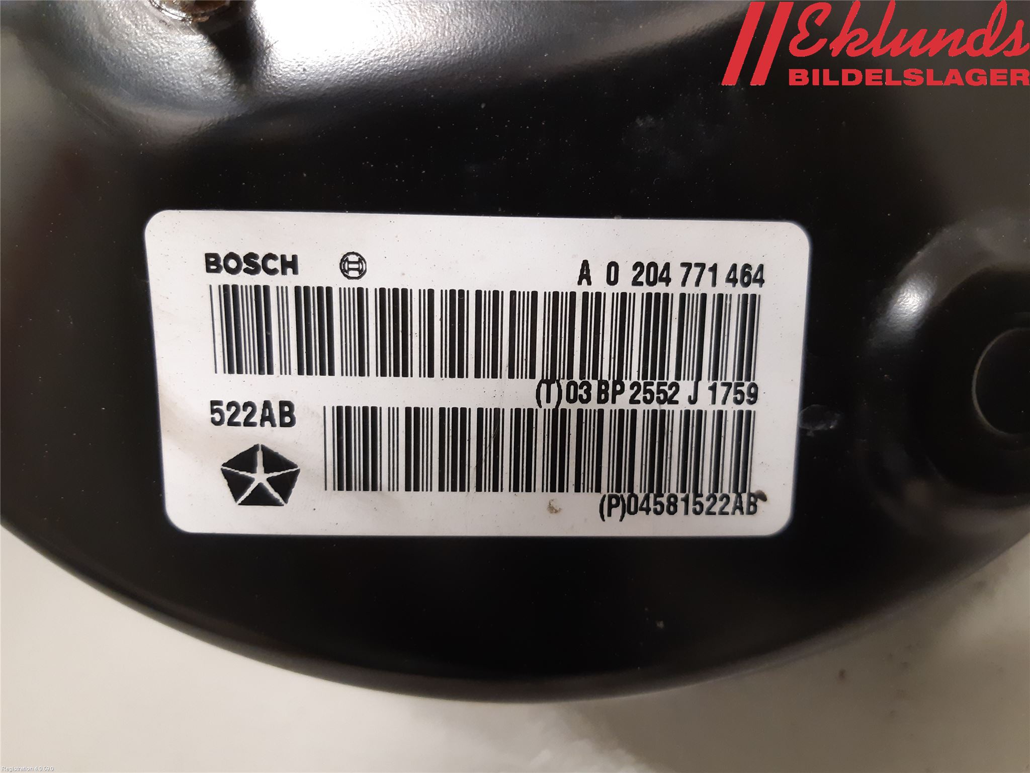 Fiat FREEMONT Bromsservo