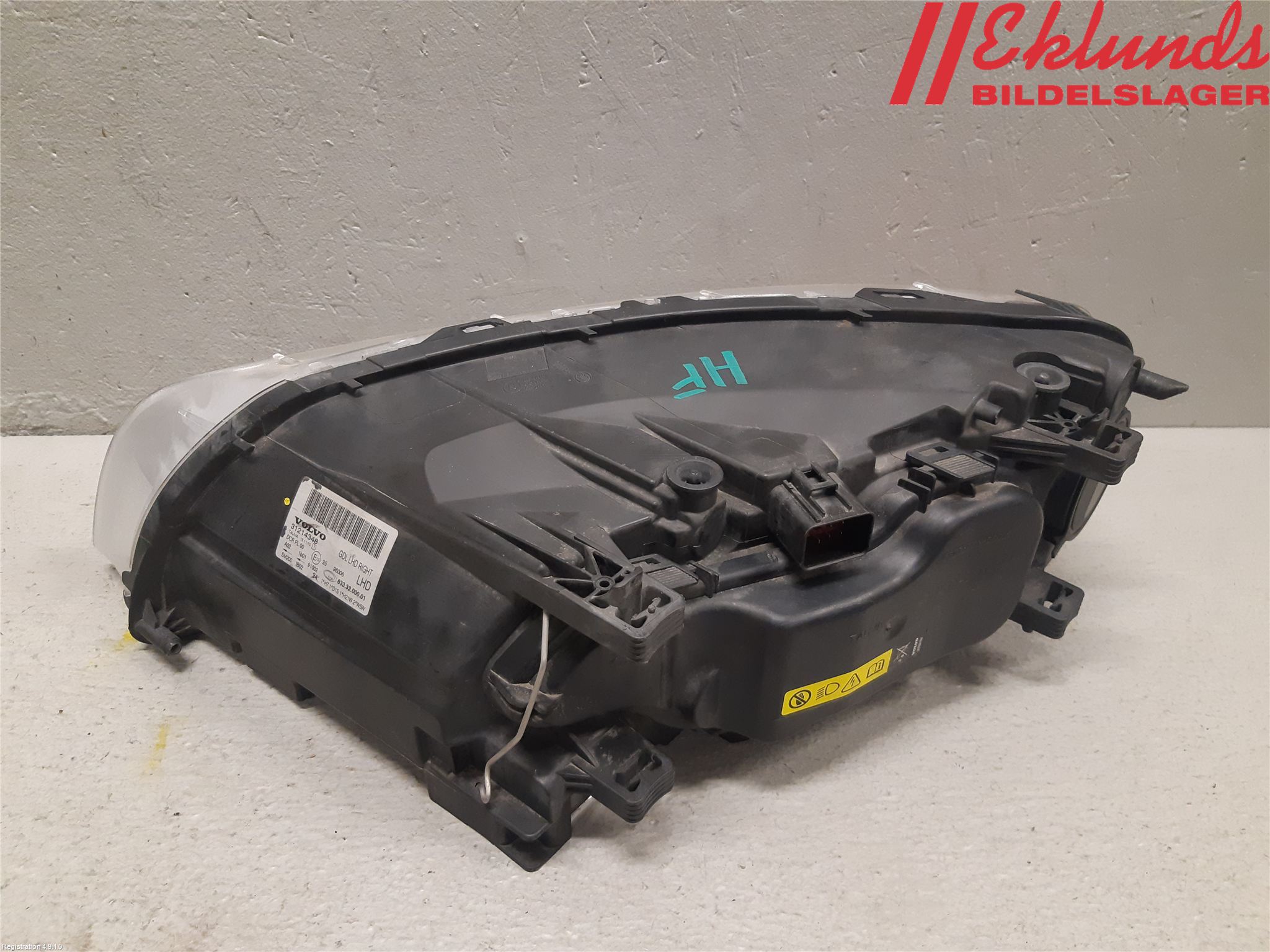 Volvo V70 08-13 Strålkastare Höger