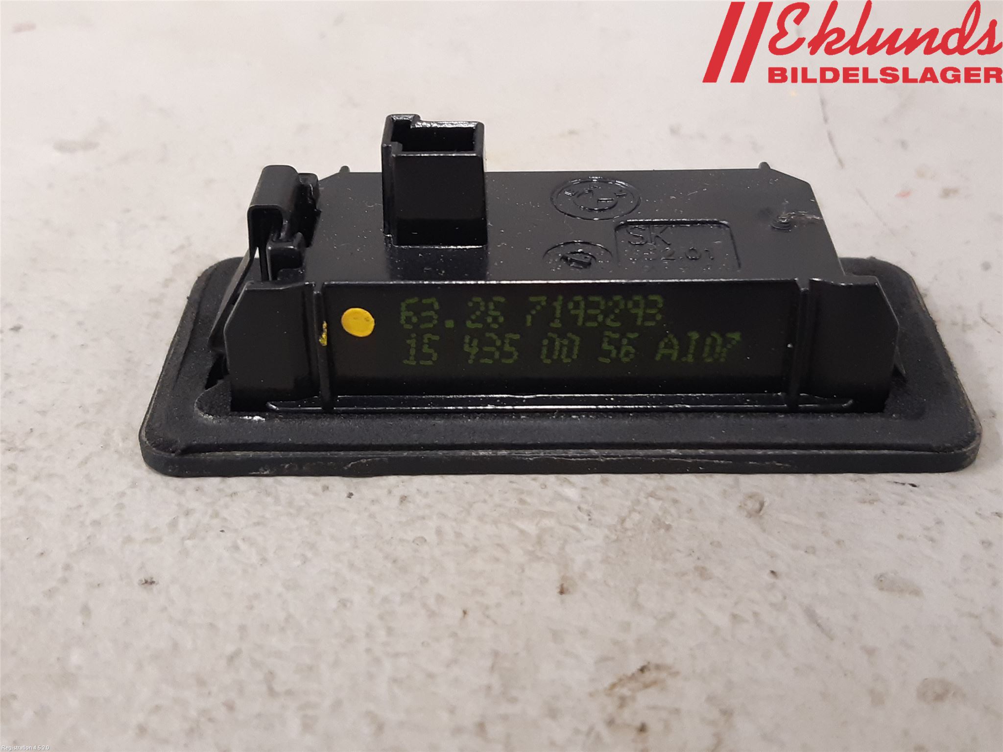 BMW X3 F25 10-17 Skylt Belysning