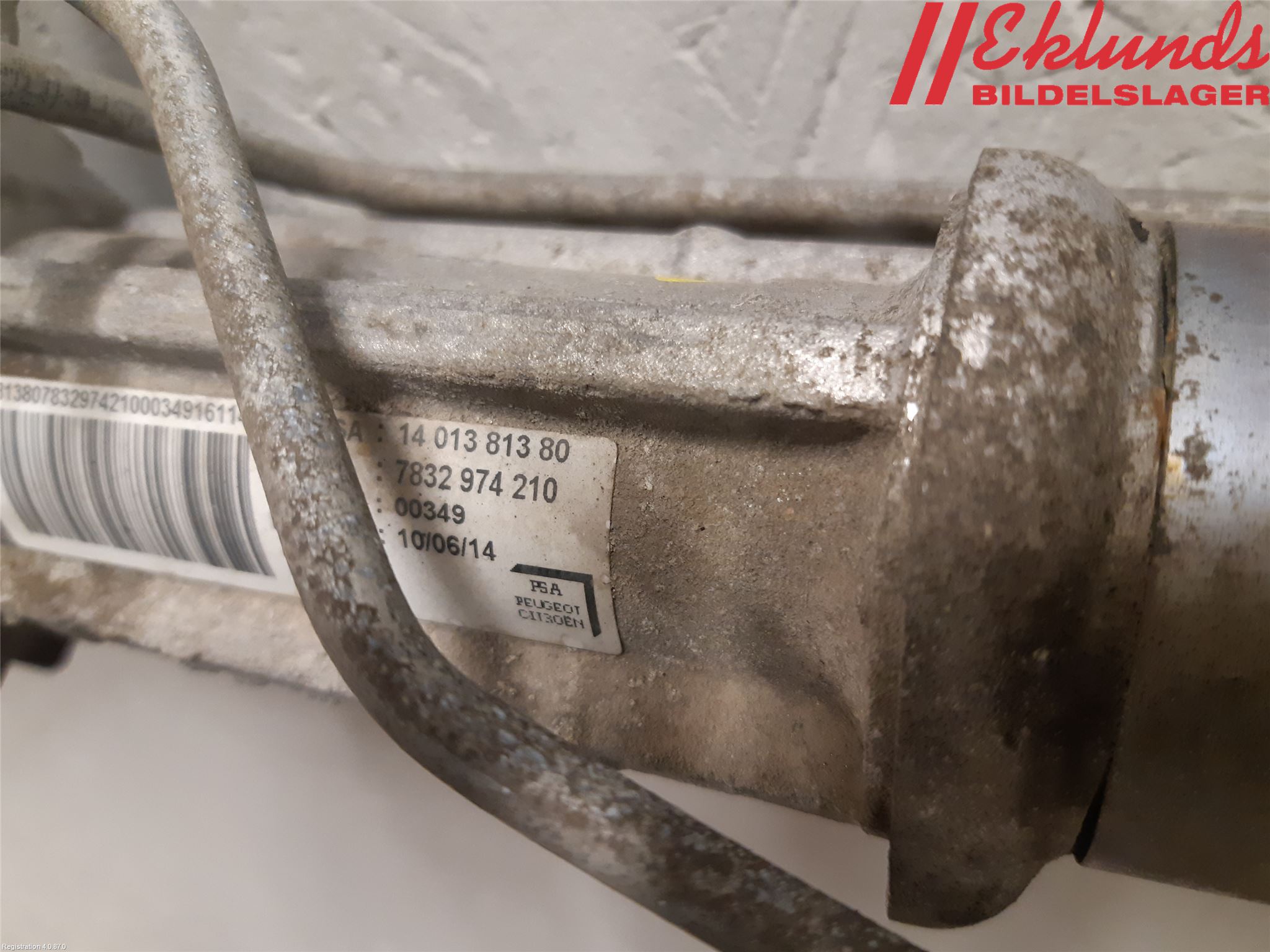 Peugeot EXPERT 07-14 Styrväxel Servo -Snäcka