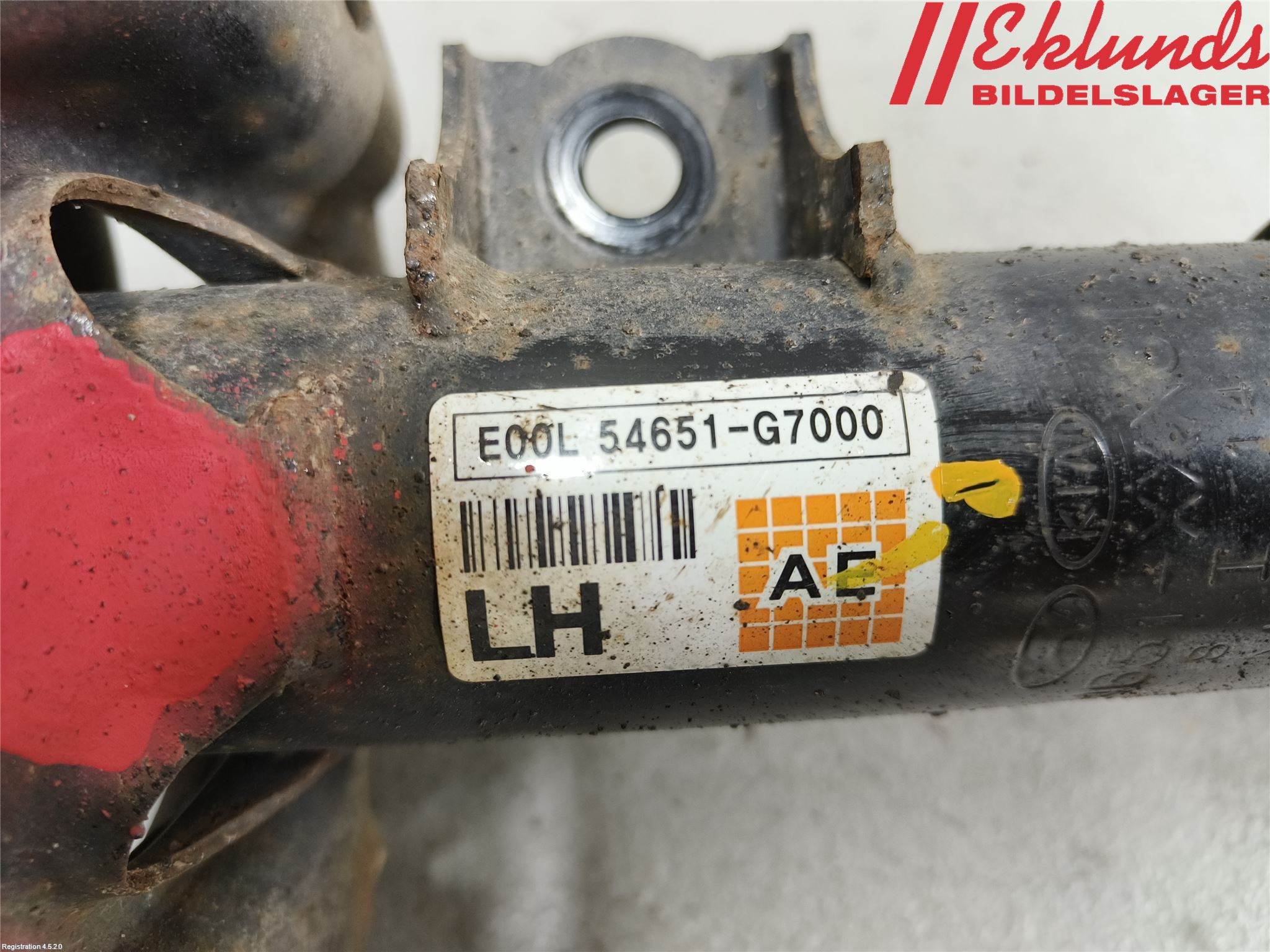 Hyundai IONIQ AE 17-22 Fjäderben Fram Vänster