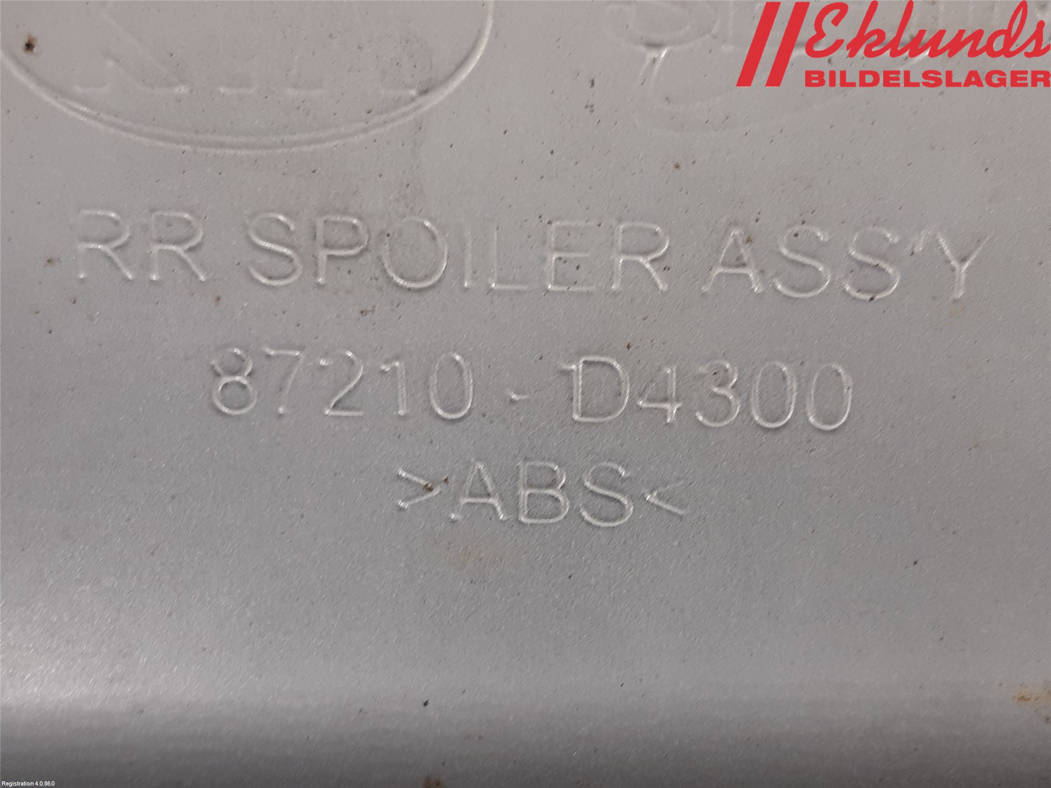 Kia OPTIMA 16-20 Spoiler Baklucka