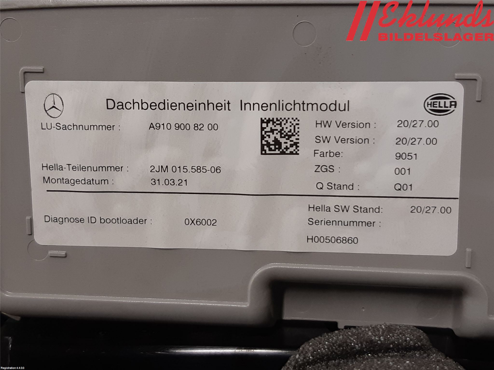 Mercedes-Benz MB SPRINTER (W907/W910) 19- Innerbelysning