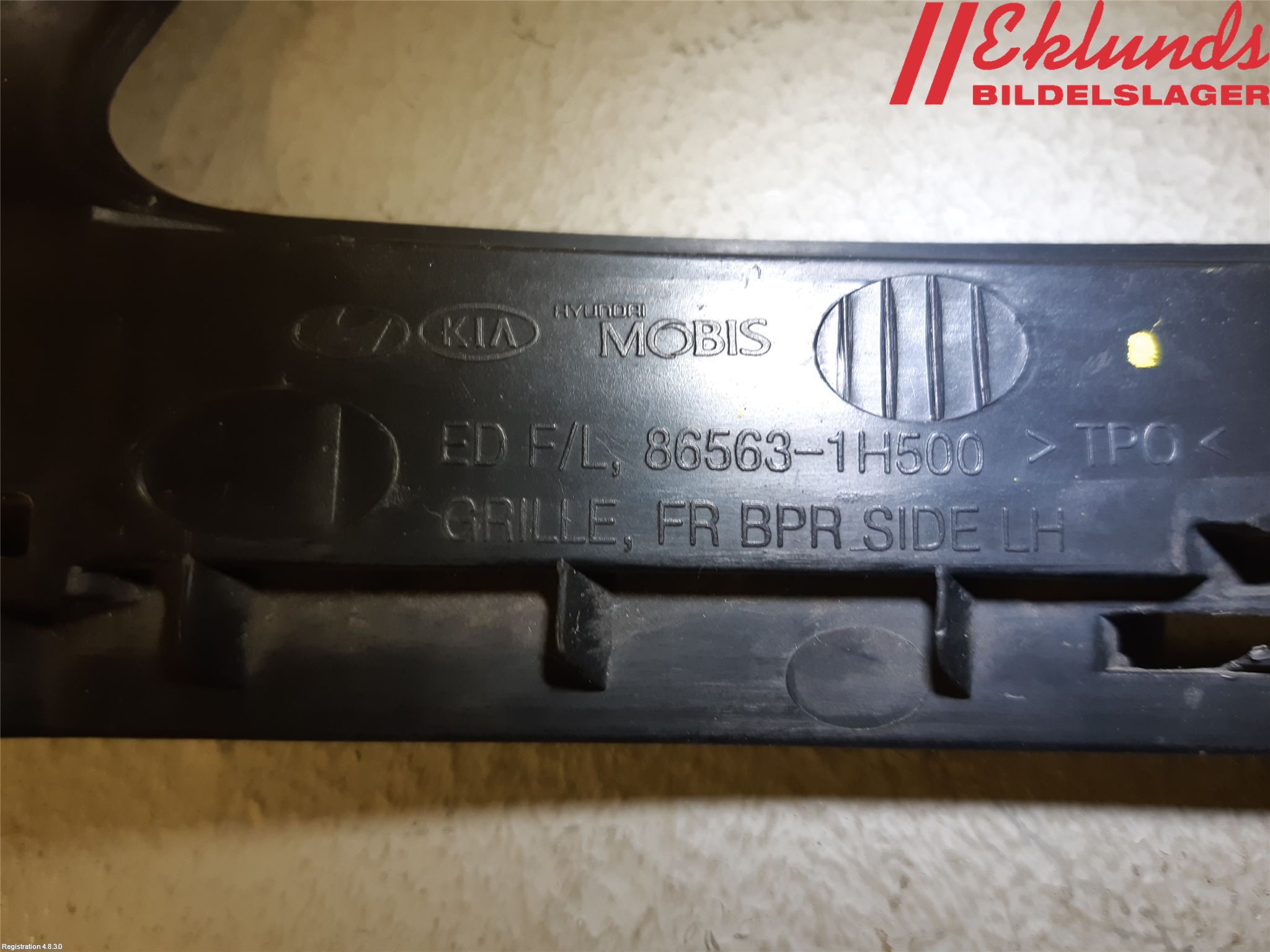 Kia CEED 06-12 Stöt Utfyllnad-List-Grill