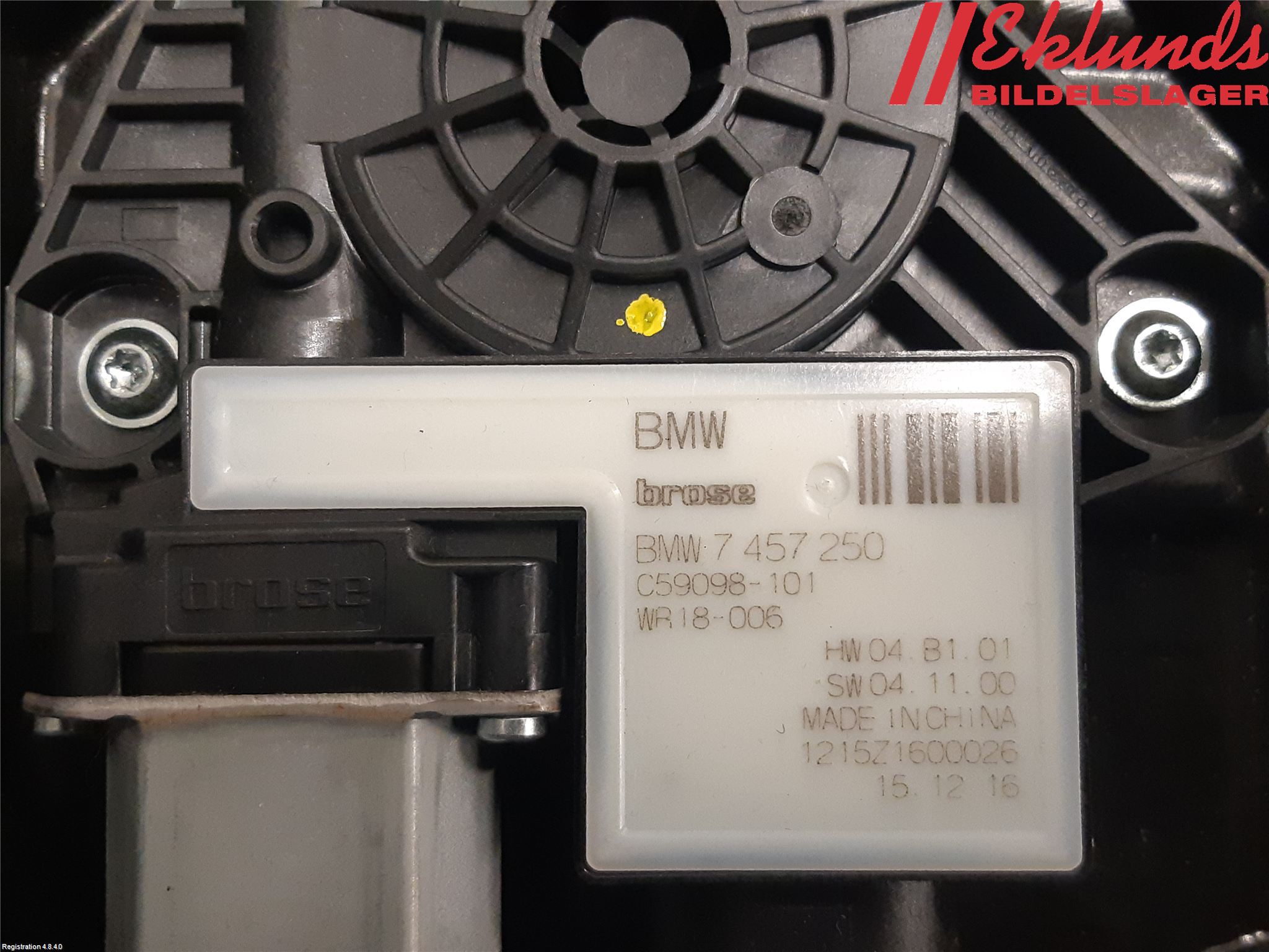 BMW X3 G01 18- Fönsterhiss El Kompl