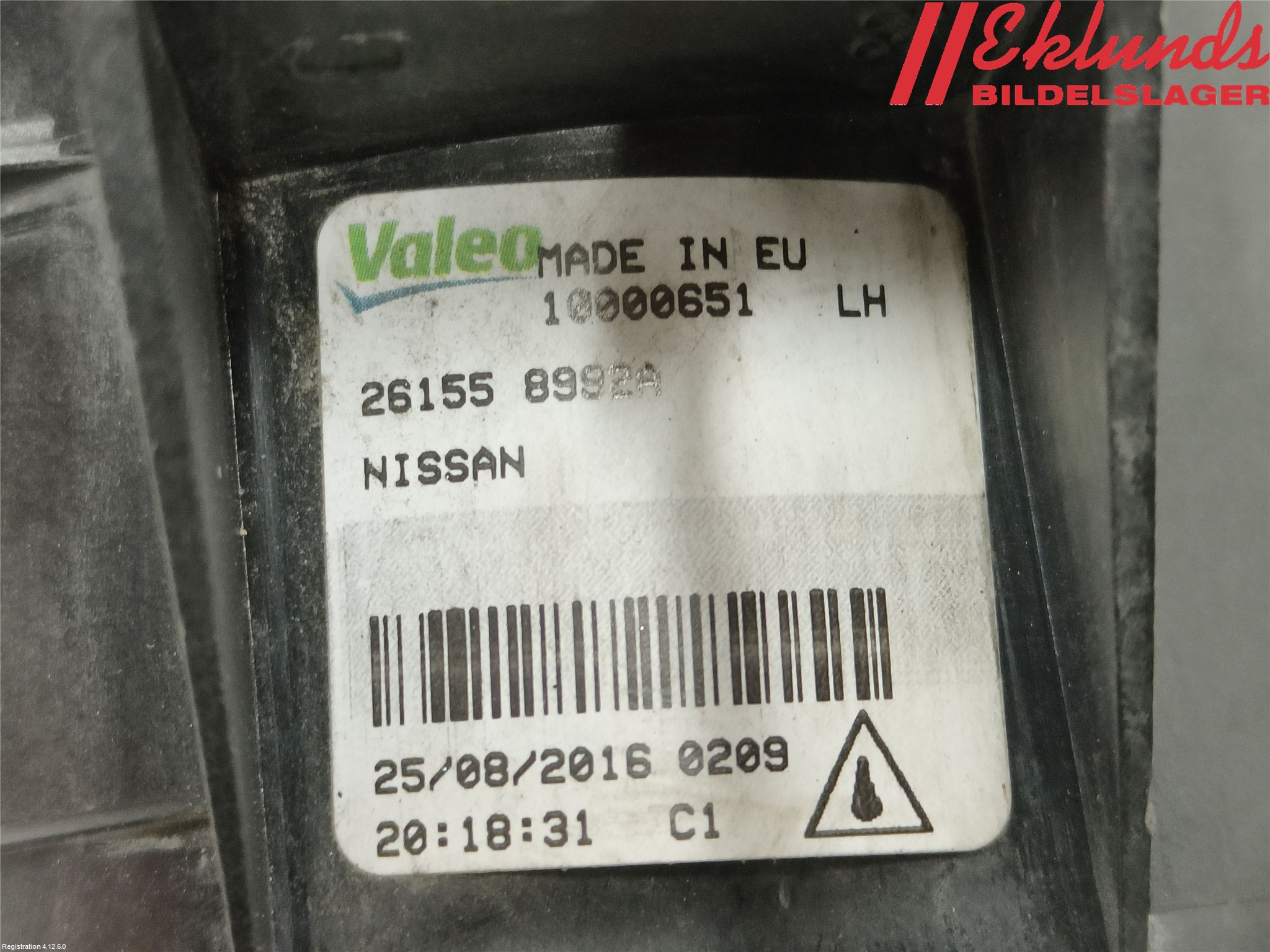 Nissan JUKE 14-19 Dimljus-Varselljus Fram