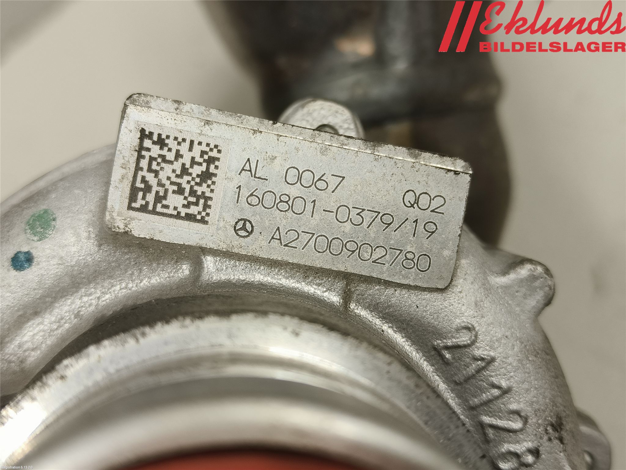 Mercedes-Benz MB A-KLASS (W176) 13-18 Turboaggregat