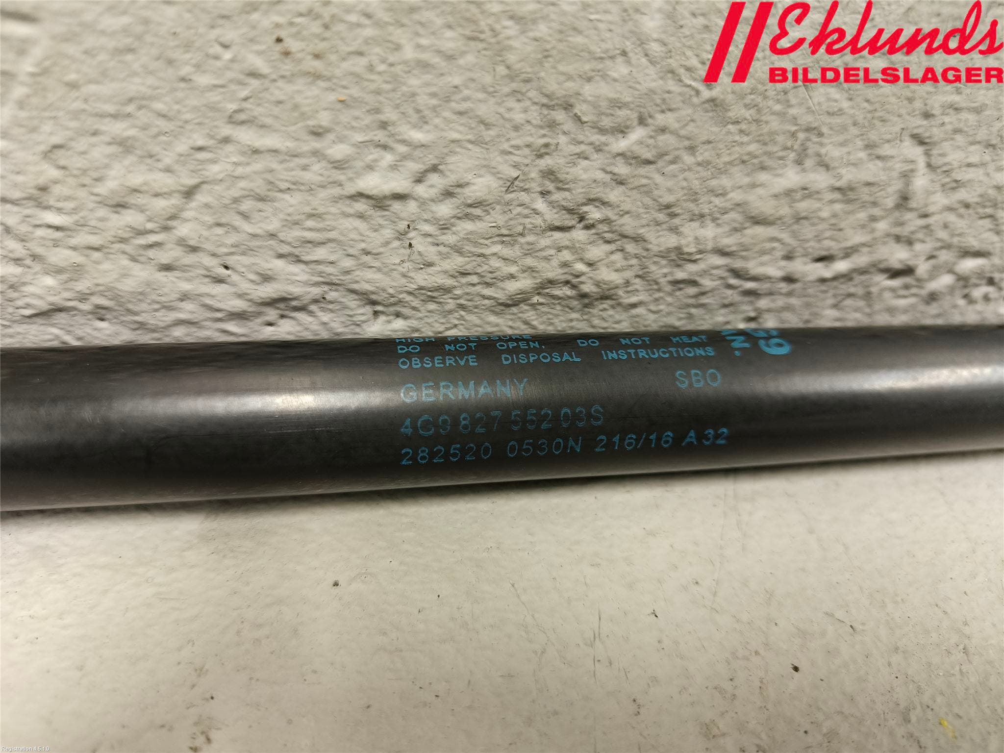 Audi A6/S6 4G 11-18 Gasfjäder Baklucka