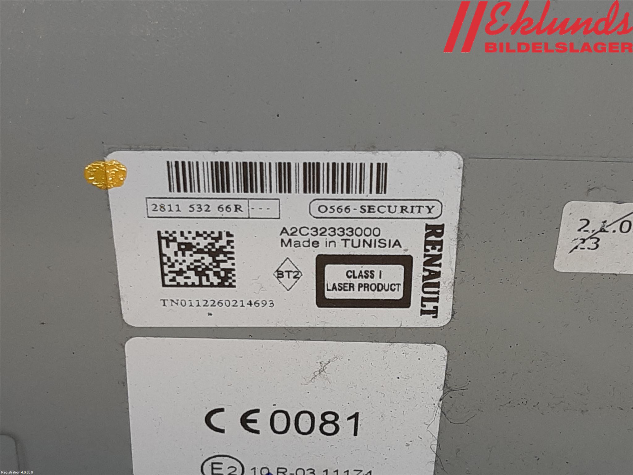 Renault MEGANE III 09-15 Cd Radio - Multimediapanel