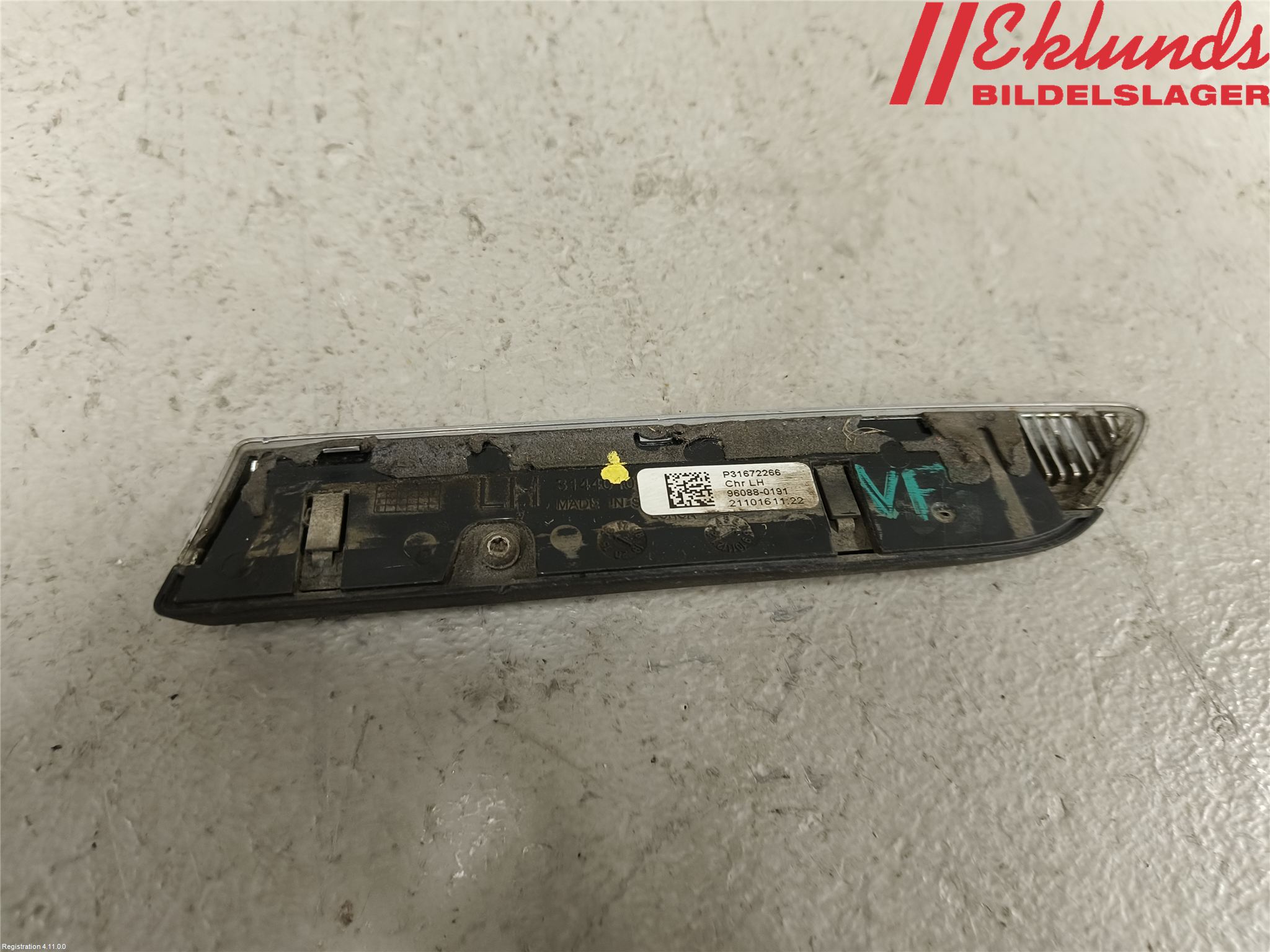 Volvo S90 17->> List Framskärm Vä