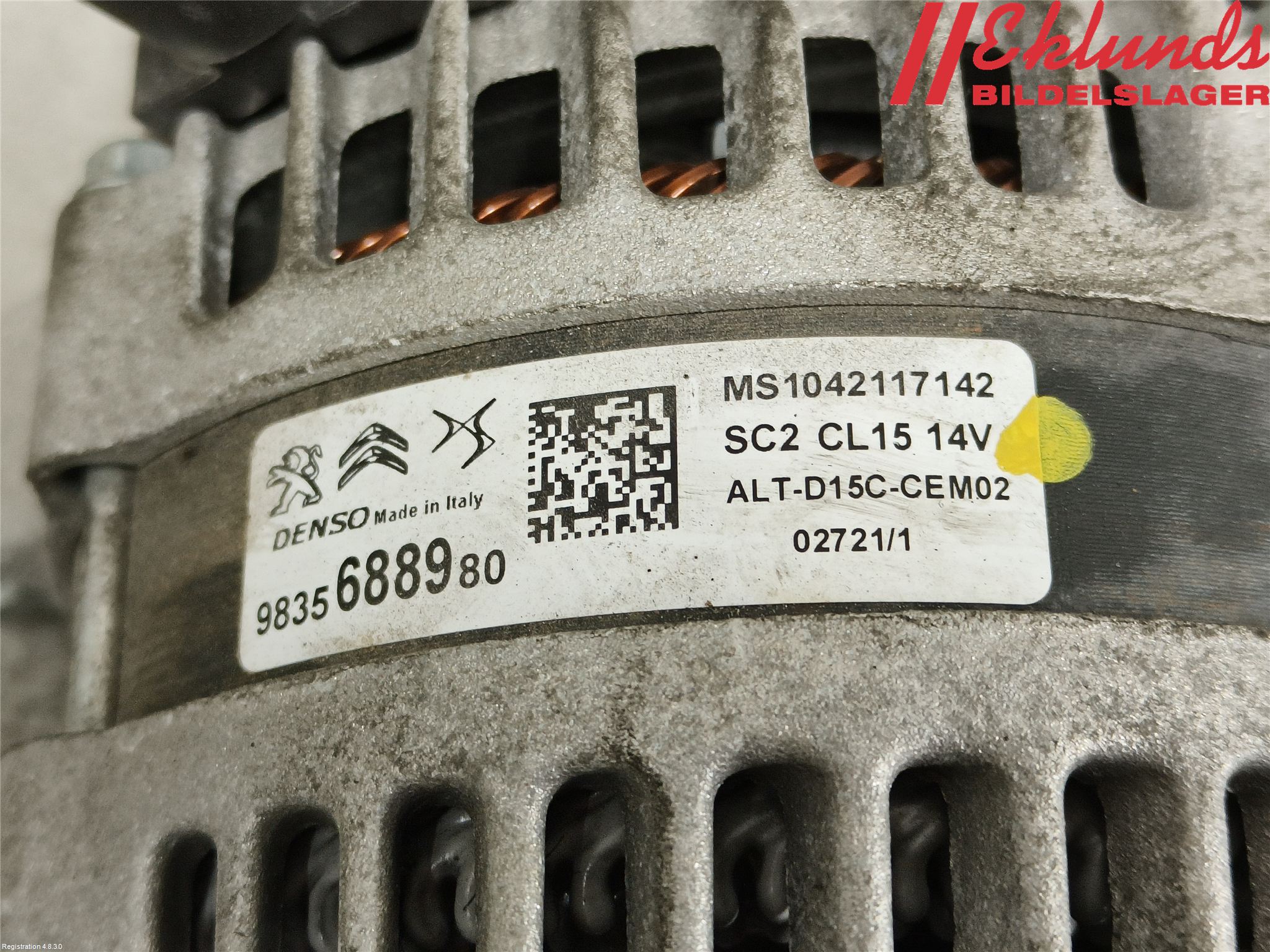 Peugeot 2008/E-2008 20- Generator