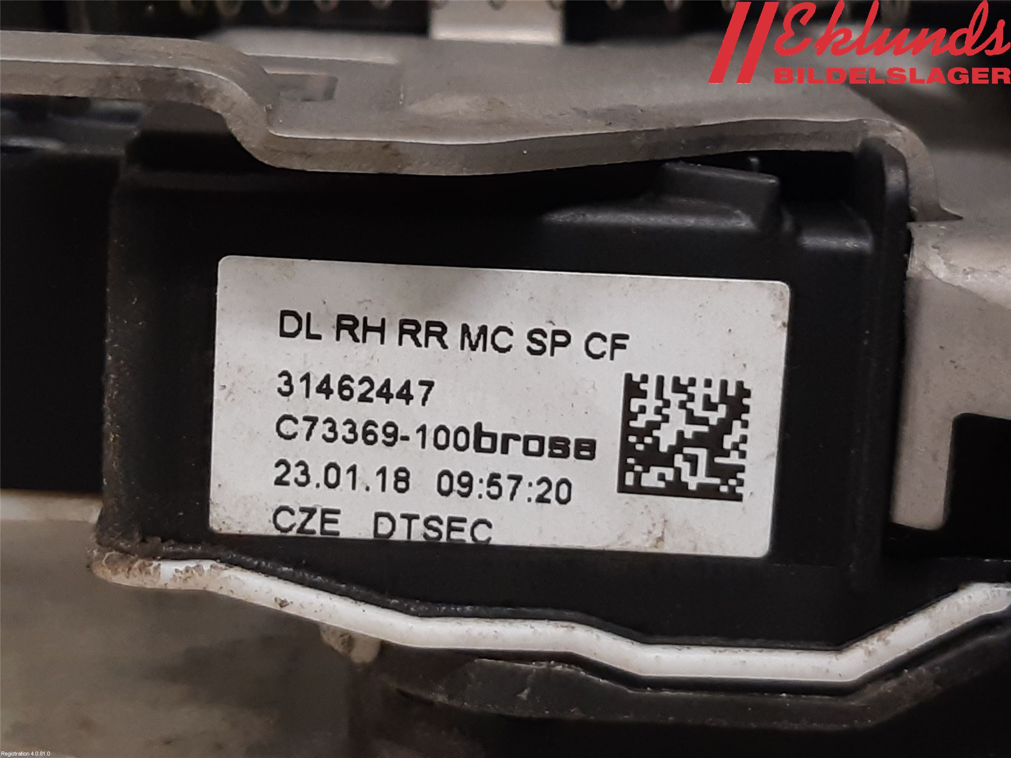 Volvo XC60 18- Låskista-Dörrlås