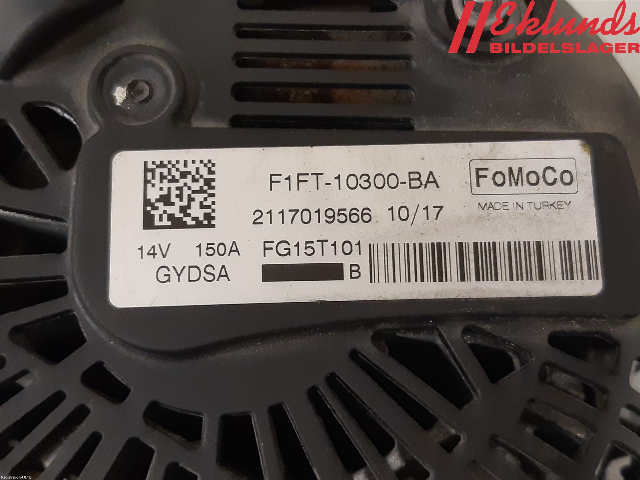 Ford KUGA 17-19 Generator