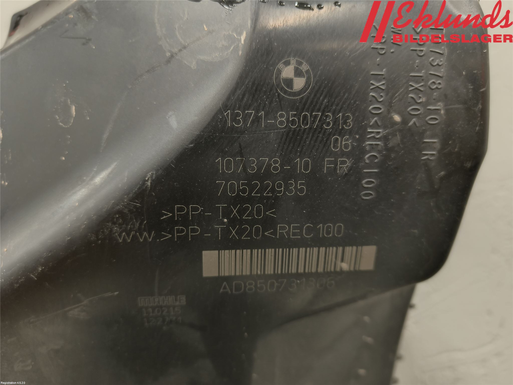 BMW 3 GT F34 13-19 Injluftmassamätare