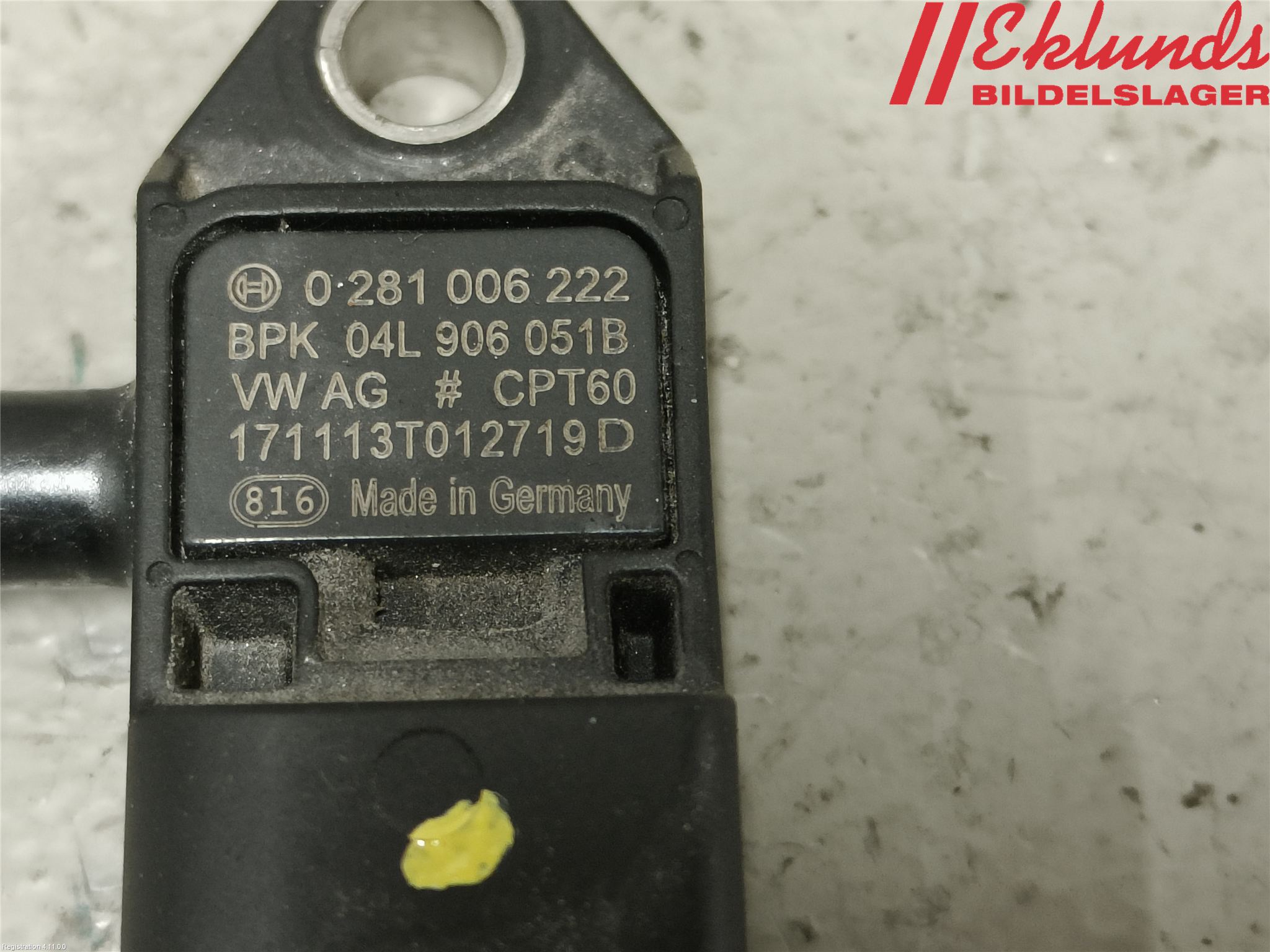 Volkswagen VW PASSAT 15-19 Vakuumventil