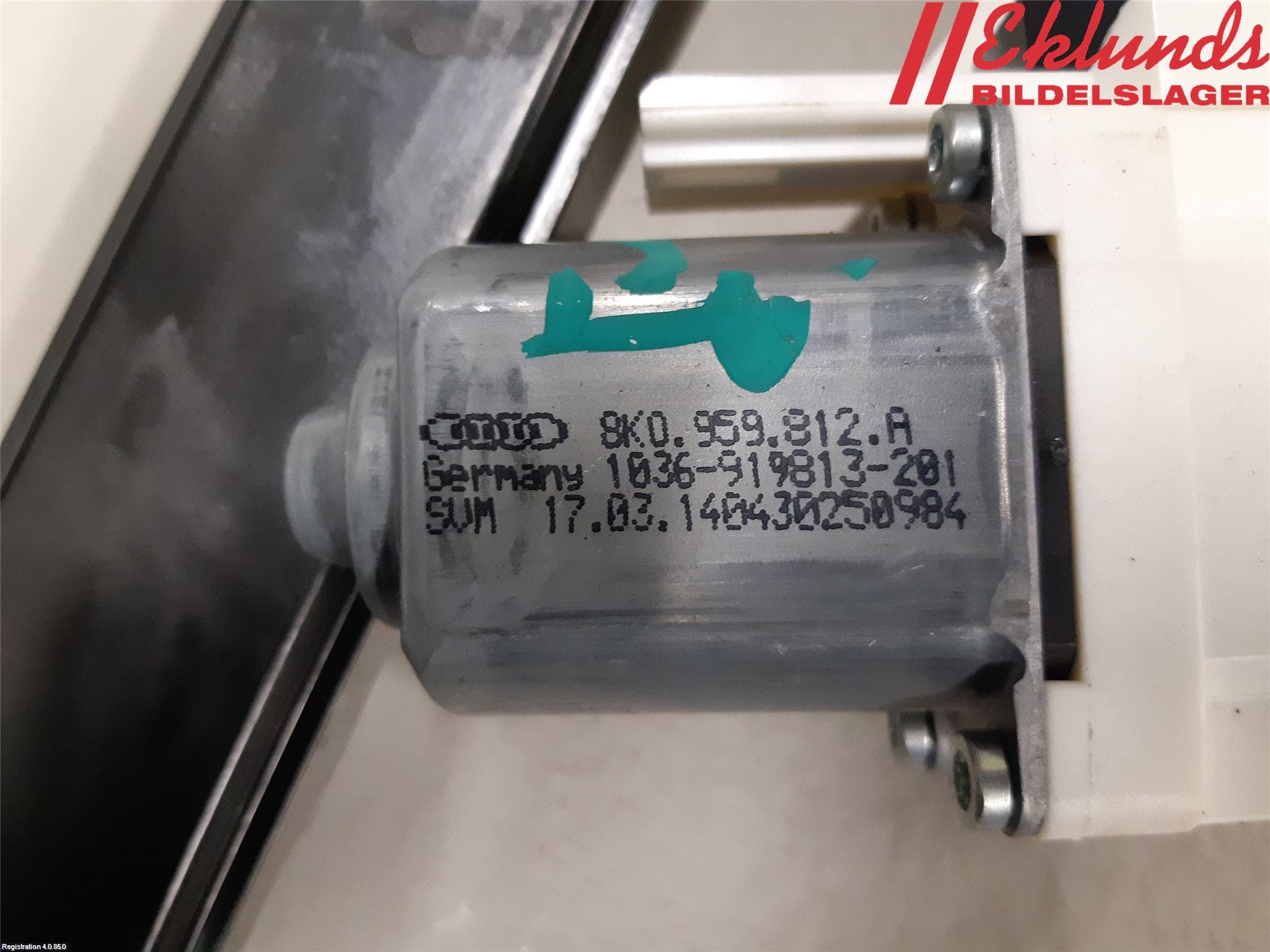 Audi A4 12-15 Fönsterhiss El Kompl