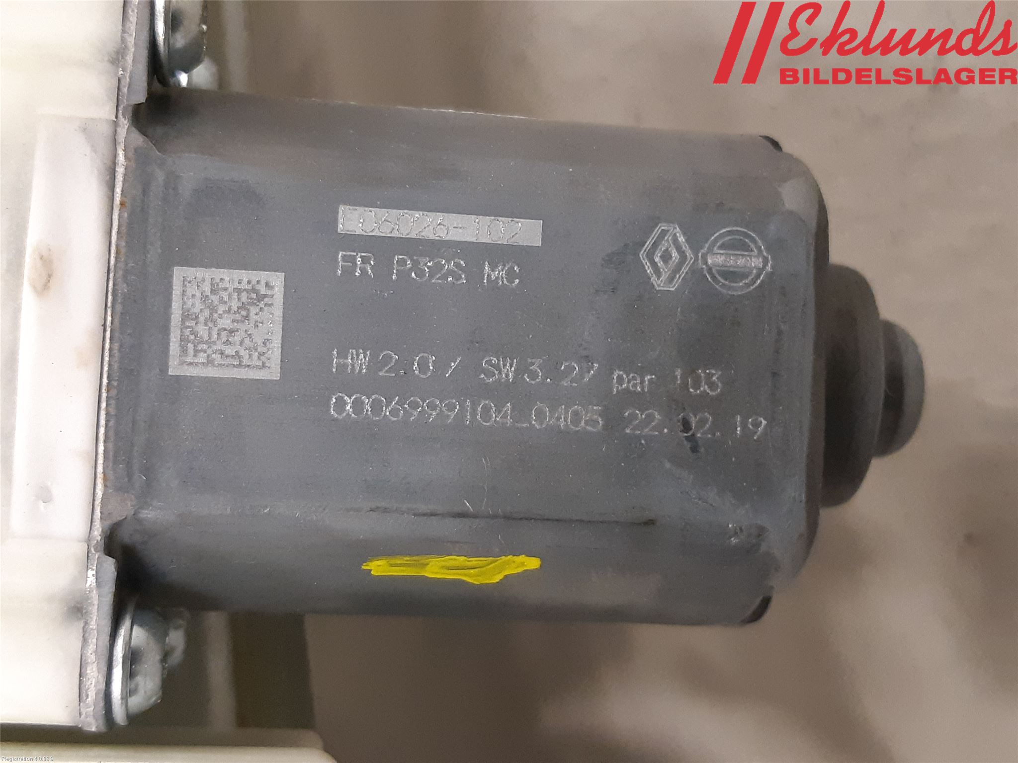 Nissan QASHQAI 17-21 Fönsterhiss El Kompl