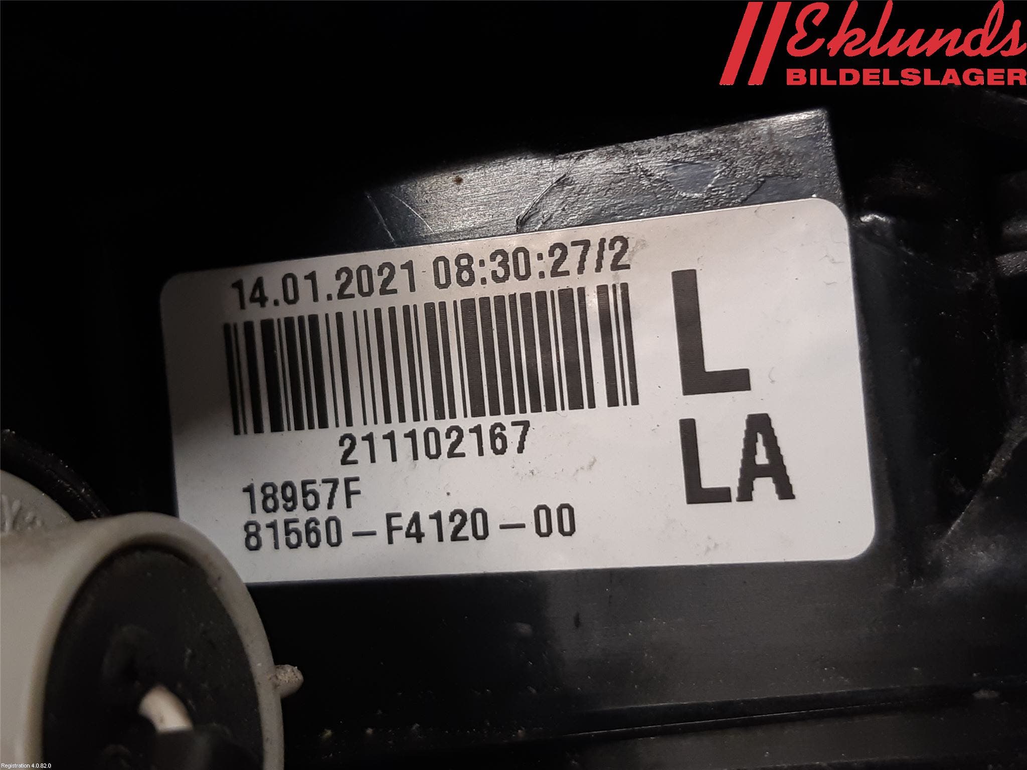 Toyota C-HR 16-23 Bakljus Vänster