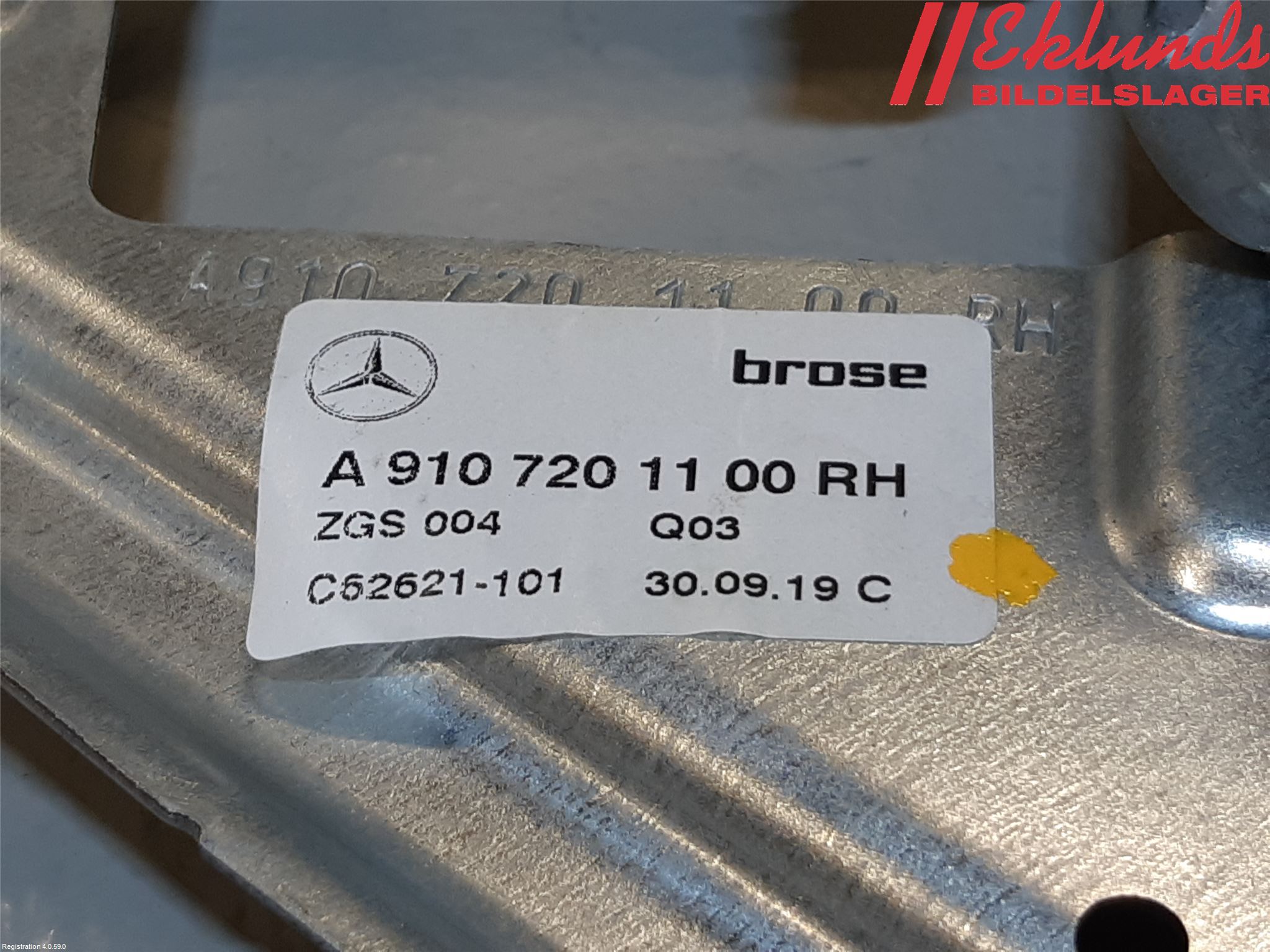 Mercedes-Benz MB SPRINTER (W907/W910) 19- Fönsterhiss El Kompl