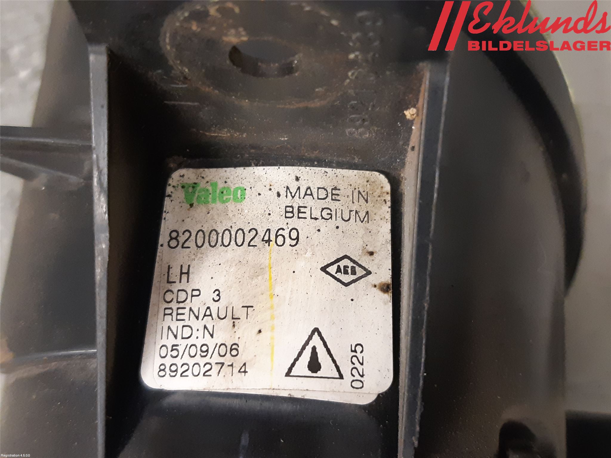 Renault CLIO III  06-09 Dimljus-Varselljus Fram