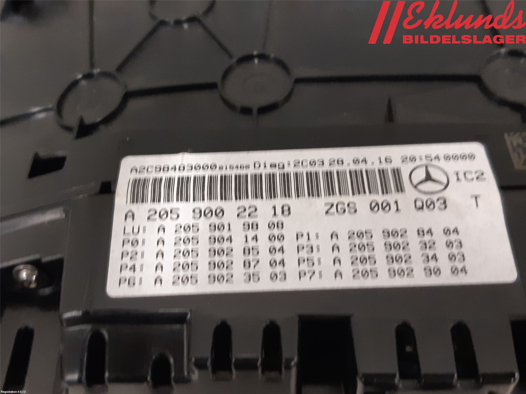 Mercedes-Benz MB C-KLASS (W205) 14-21 Instrument Komb