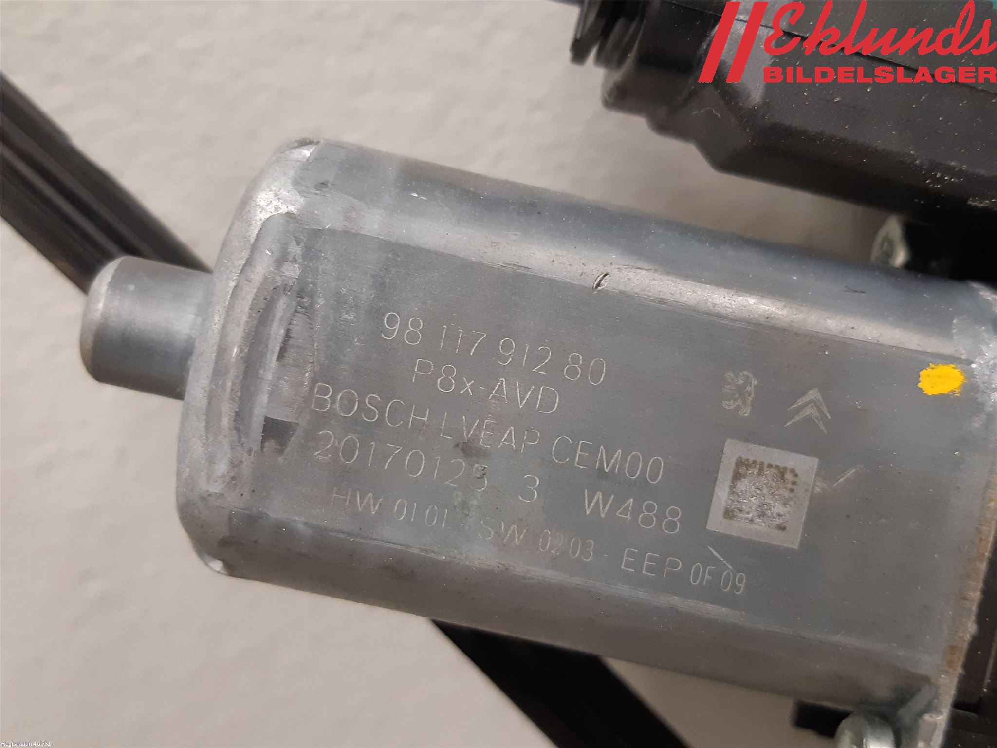 Peugeot 3008 17-24 Fönsterhiss El Kompl