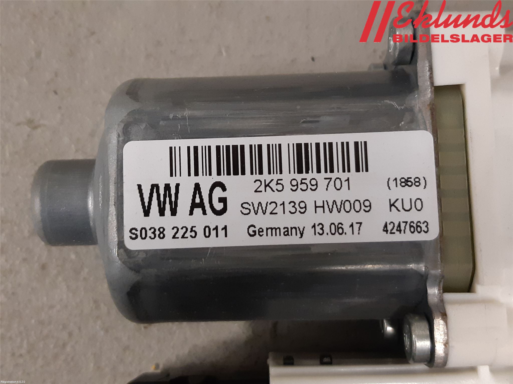 Volkswagen VW CADDY 16-20 Fönsterhiss El Kompl