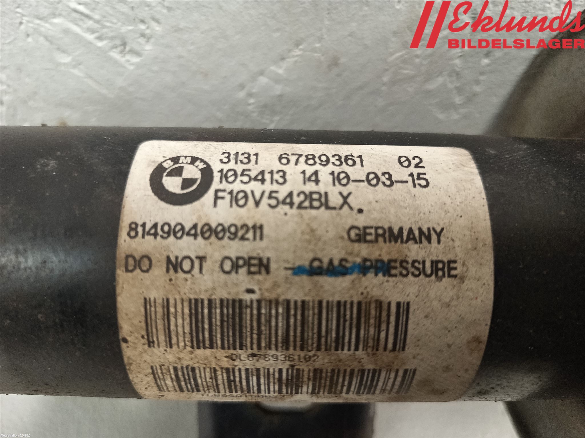 BMW 5 F10/F11/F18 09-17 Fjäderben Fram Vänster