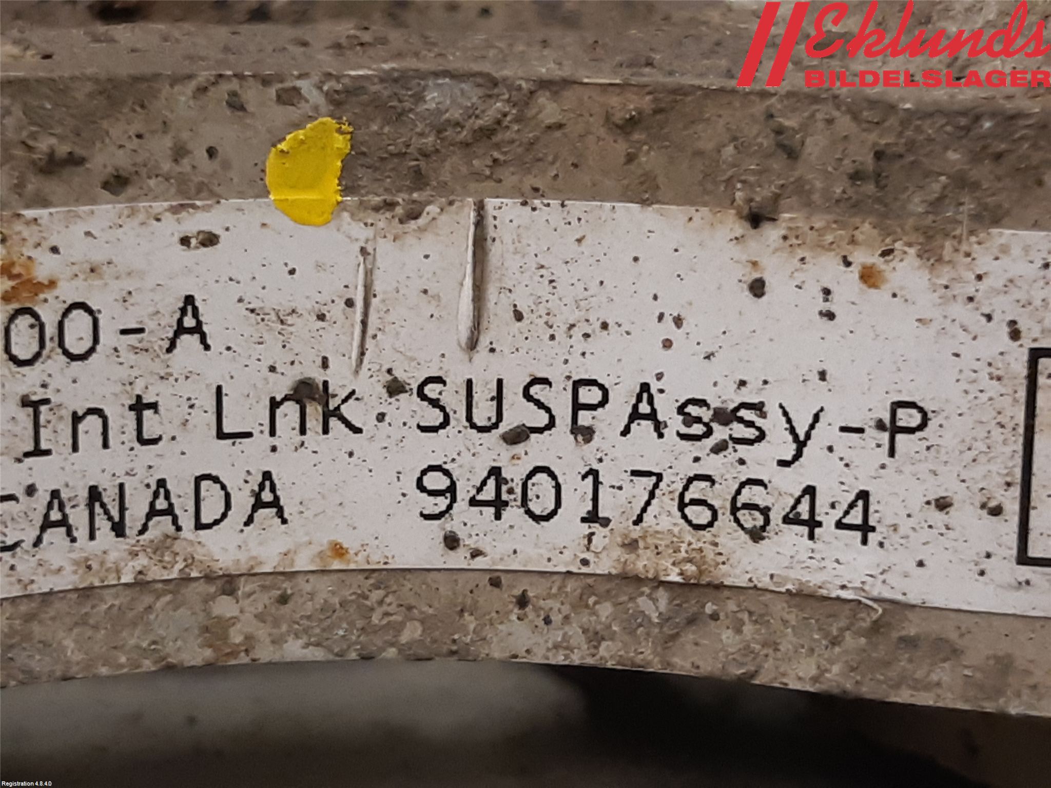 Tesla MODEL X 16- Bärarm Bak Höger