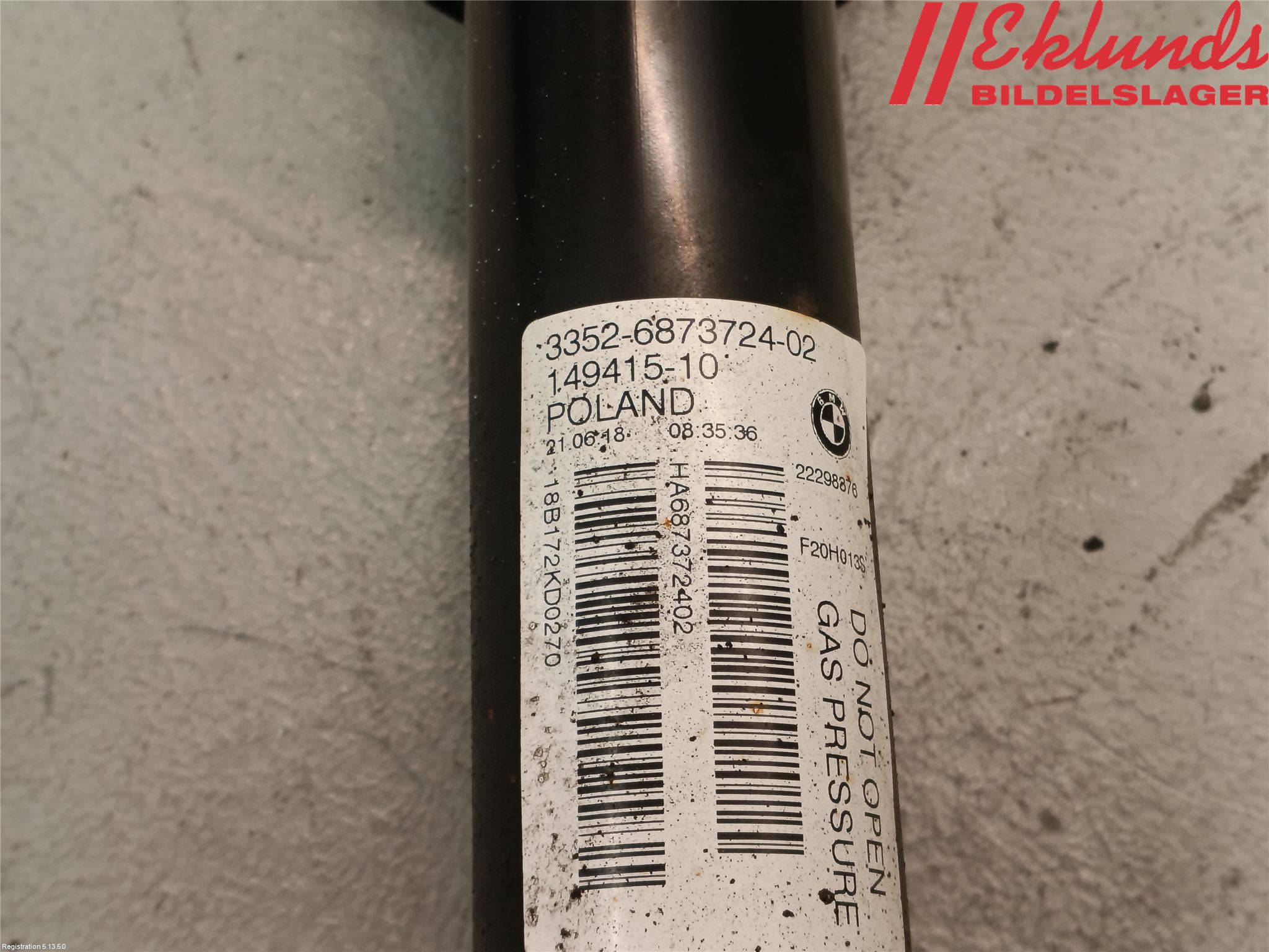 BMW 1 F20/F21 11-19 Stötdämpare Bak