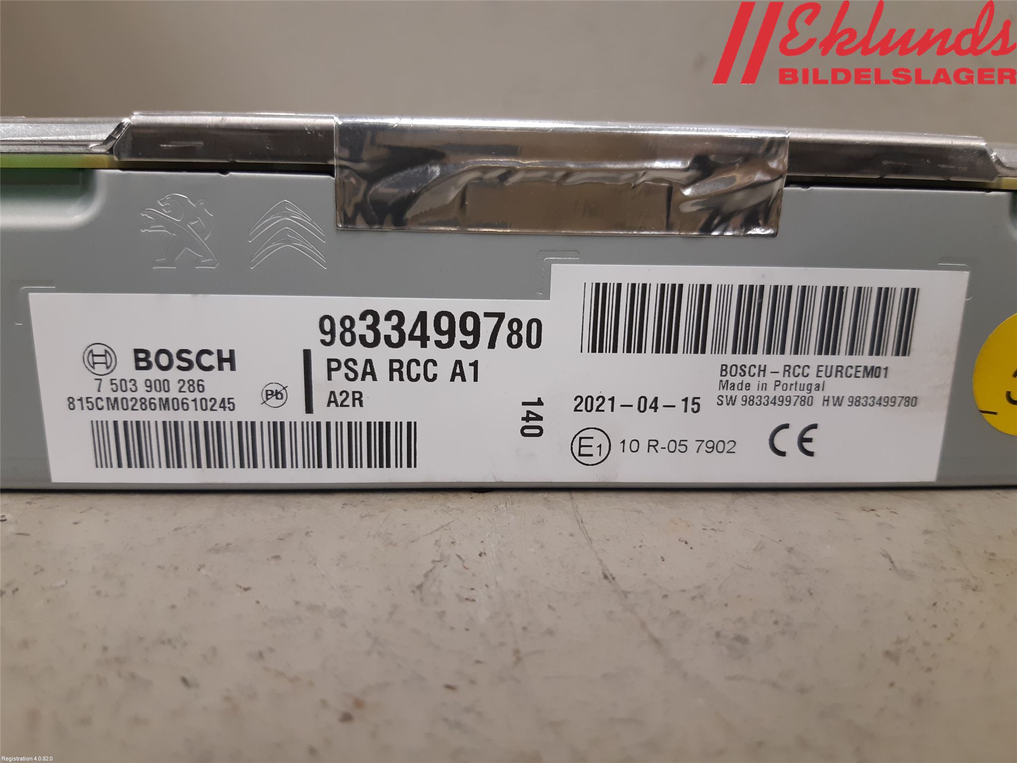 Peugeot 2008 13-20 Cd Radio - Multimediapanel