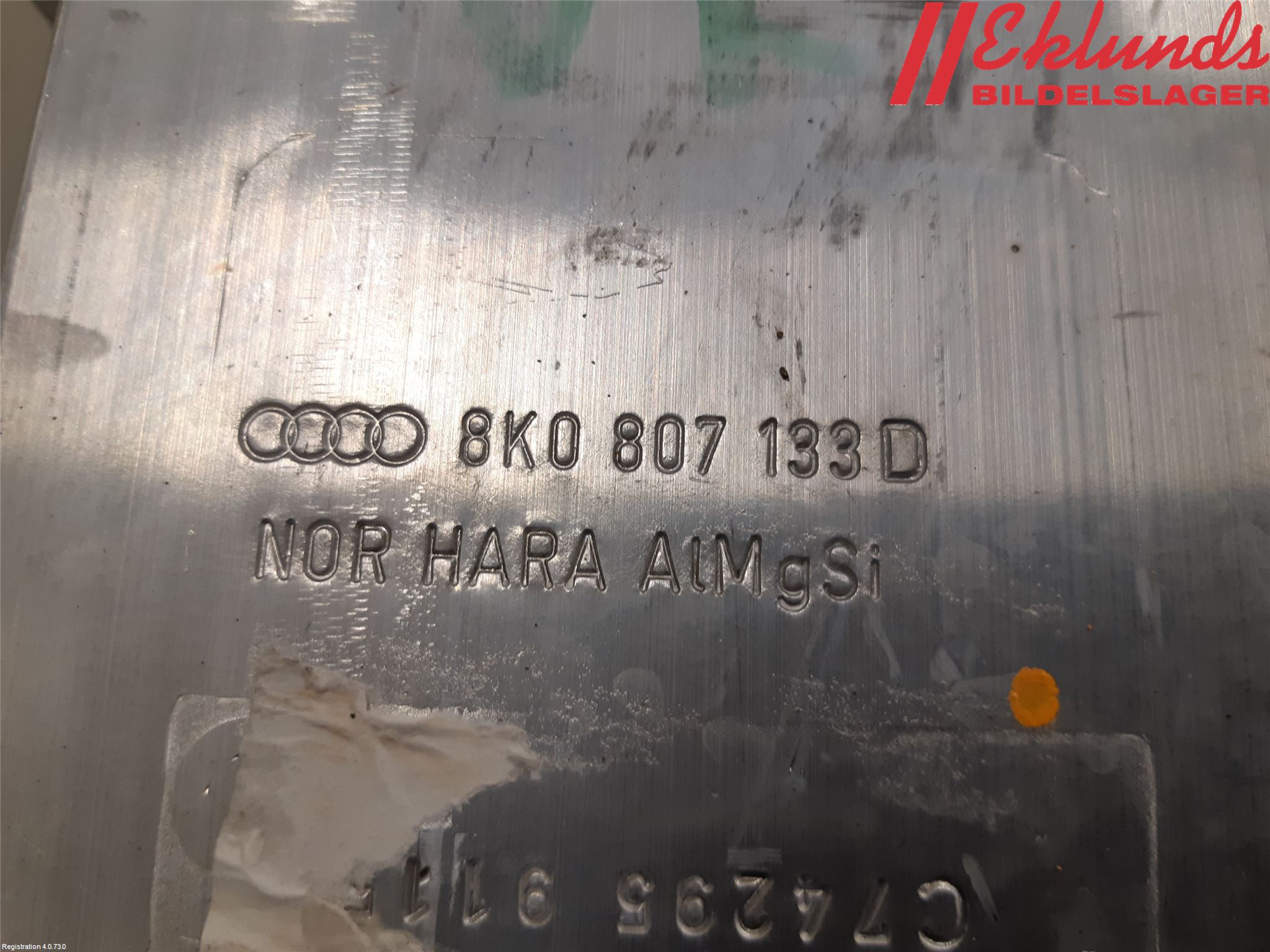 Audi A4/S4 08-11 Stötfångarbärjärn Fram