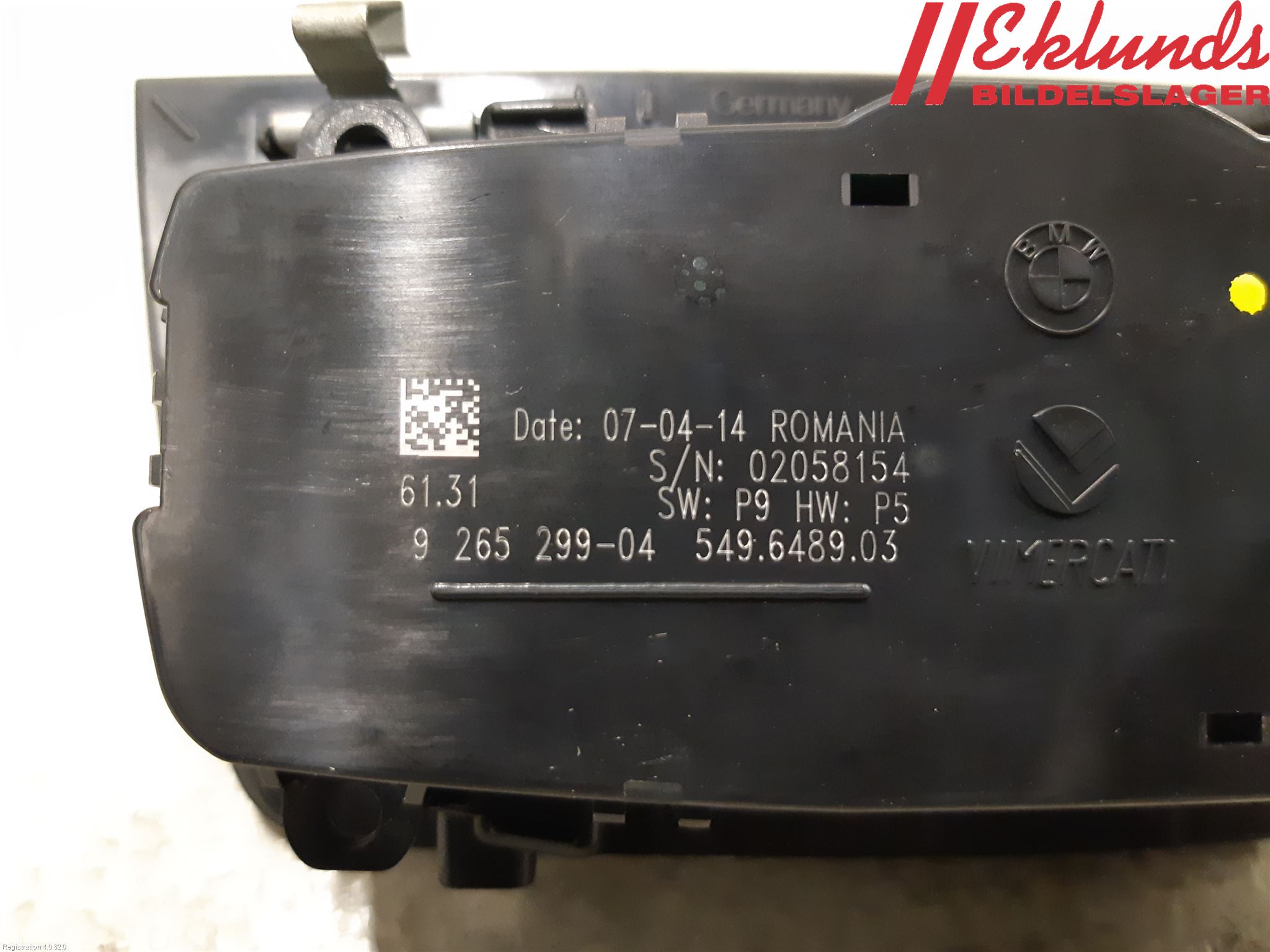 BMW 4 F32/F33/F82/F83 13-20 Strömställare Ljus