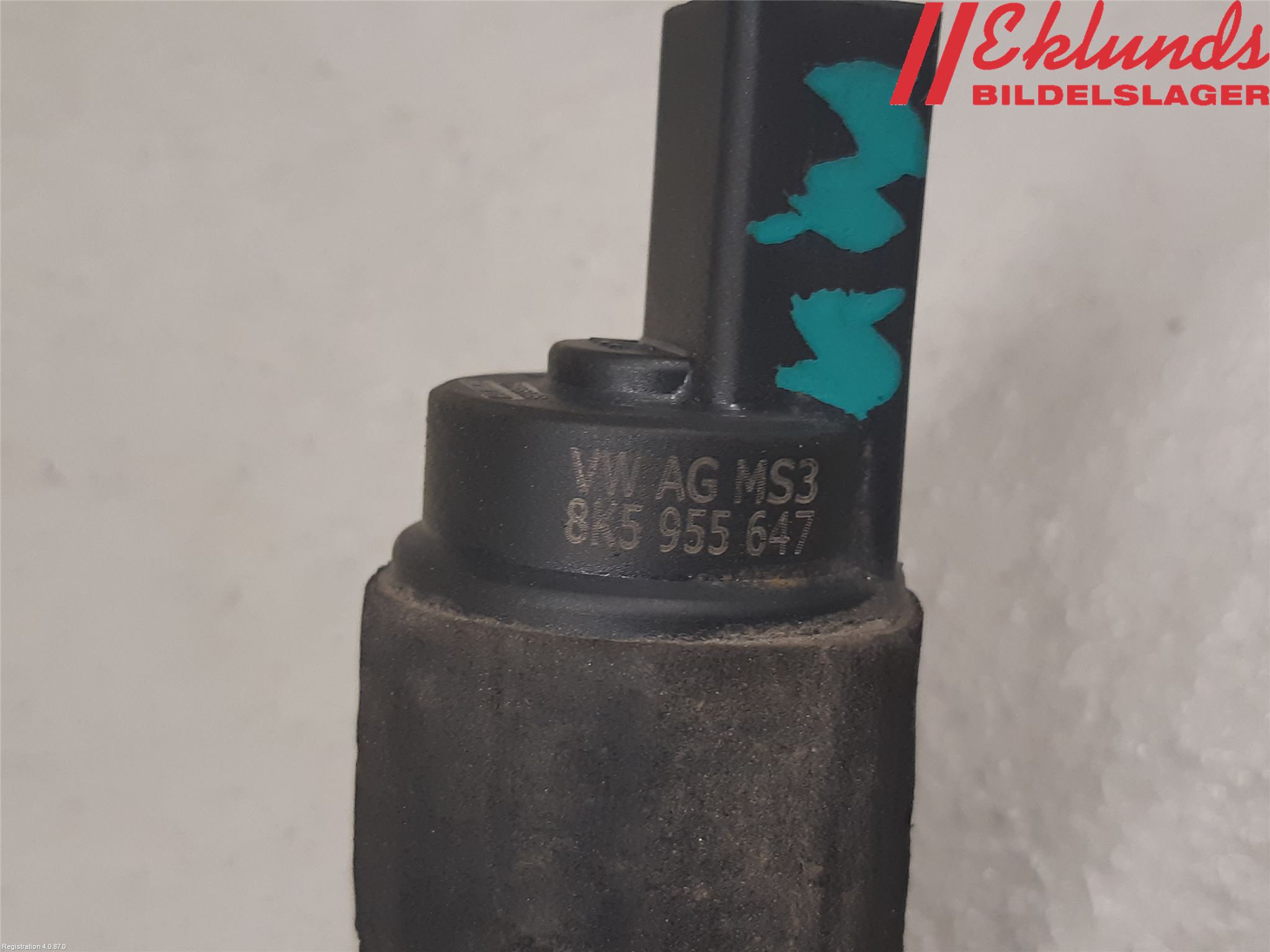 Audi A4/S4 08-11 Spolarpump Vindruta