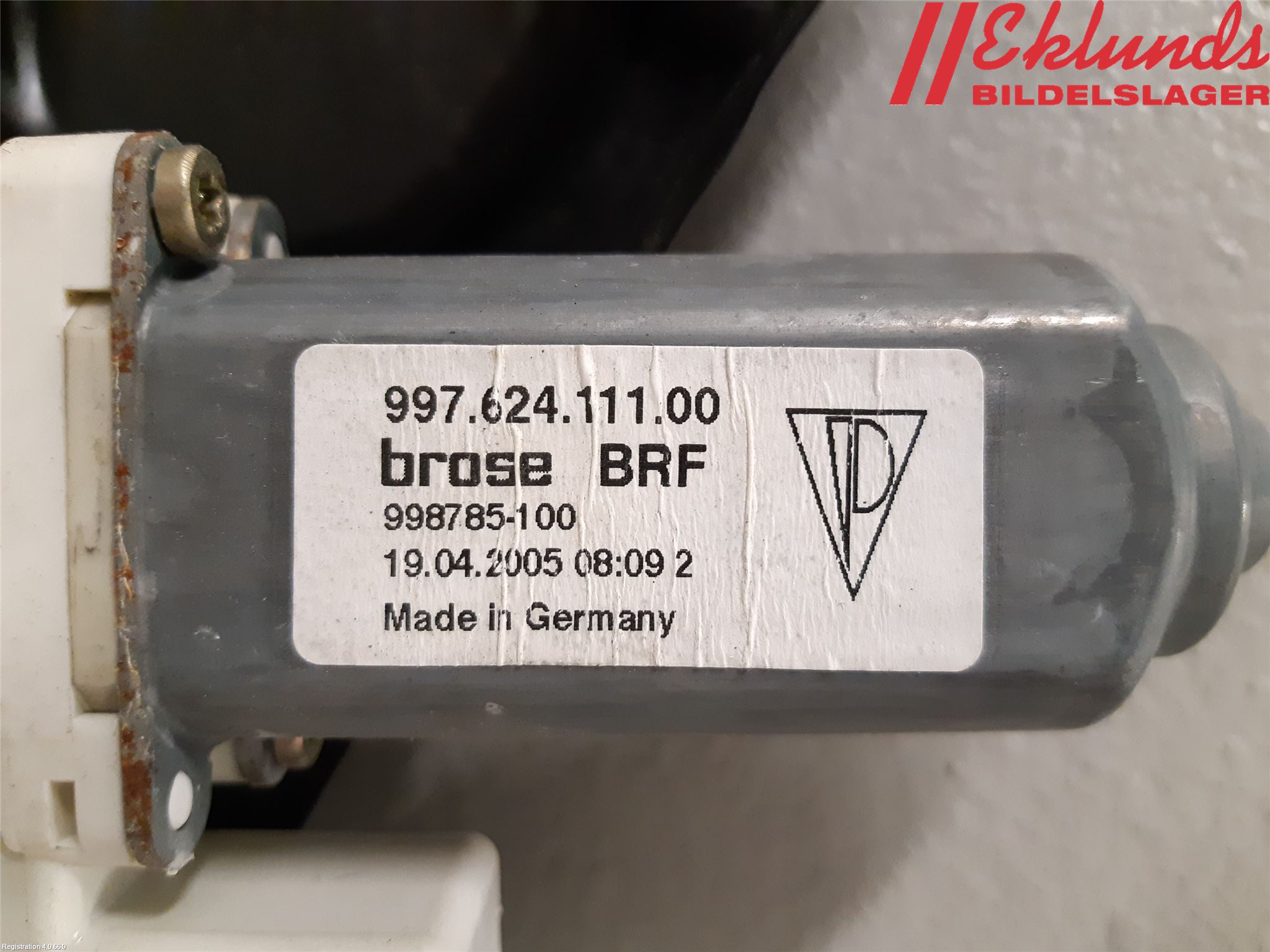 Porsche 911 64- Fönsterhiss El Kompl