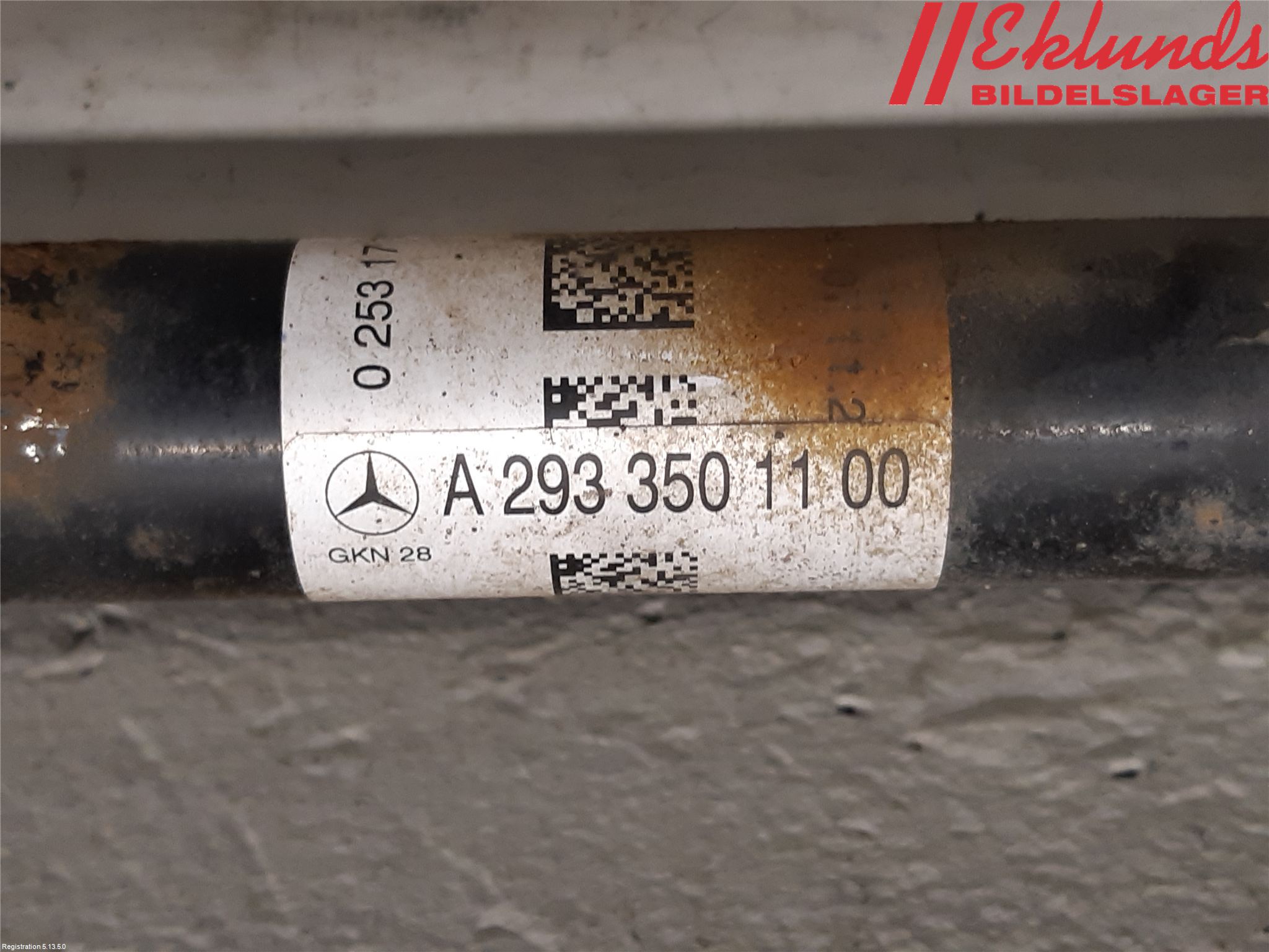 Mercedes-Benz MB EQC (N293) 20- Drivaxel Bak Vänster