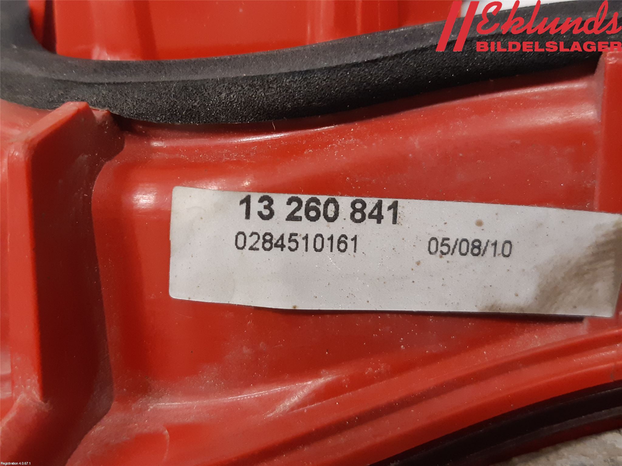 Opel MERIVA B 10-17 Bakljus Lucka Hö