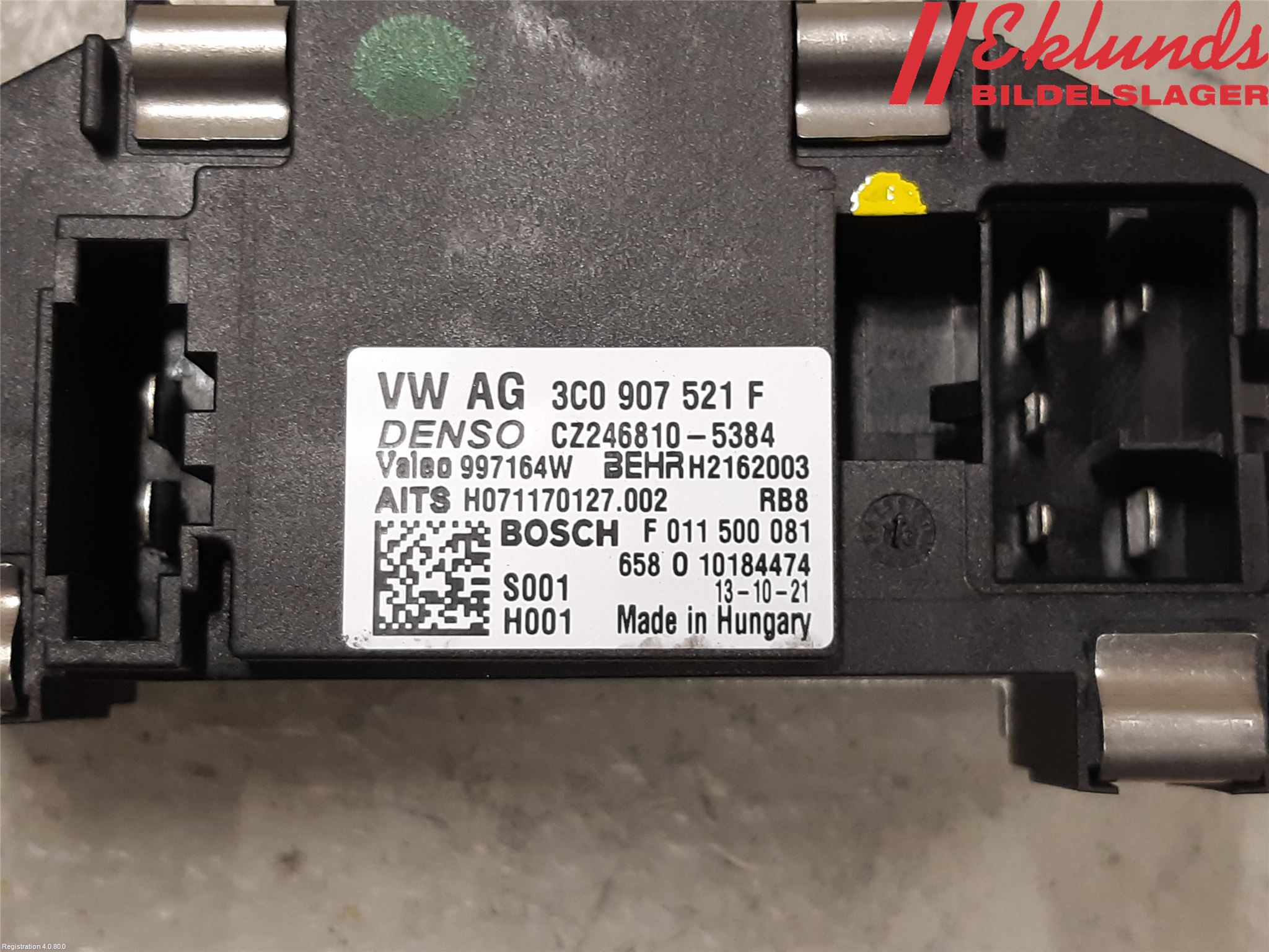 Volkswagen VW TIGUAN 07-16 Värmefläktsmotstånd
